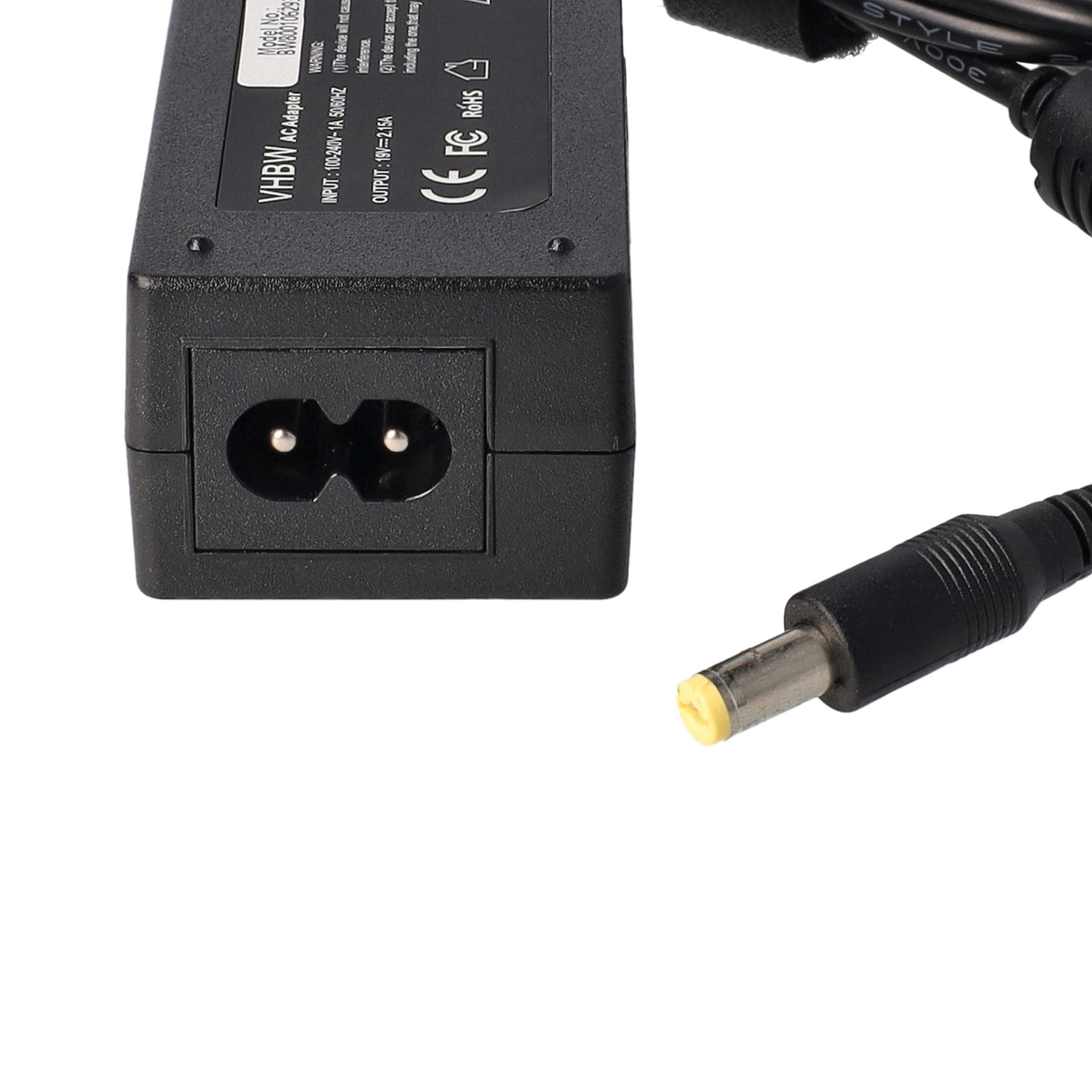 Mains Power Adapter replaces Acer A045R016L, A13-045N2A, ADP-45HE BB, ADP-40TH A for AcerNotebook, 40 W