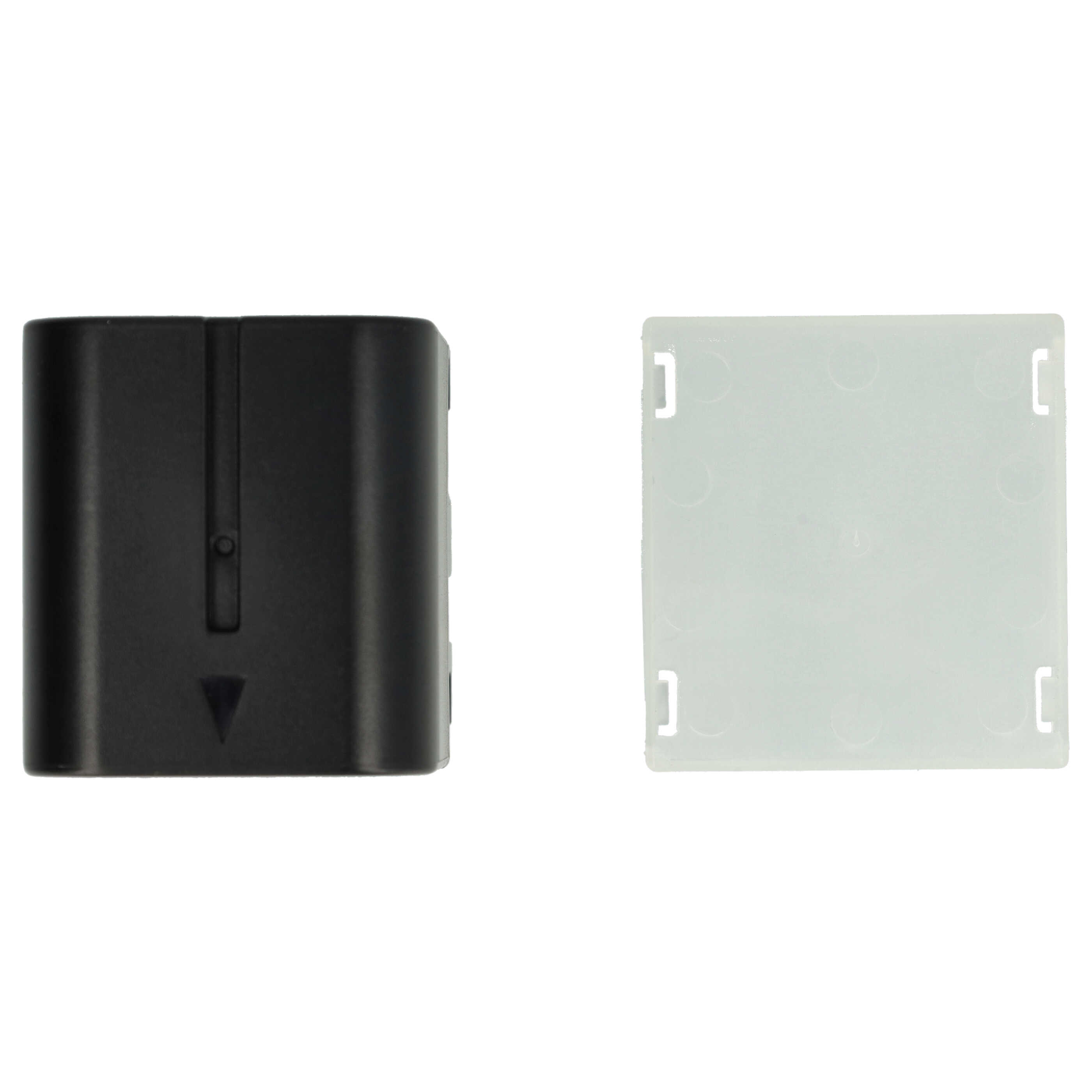 Videocamera 2x Battery replaces JVC BN-VF714, BN-VF707, BN-VF707U, BN-VF733, BN-VF714U - 1200 mAh 7.2 V Li-Ion