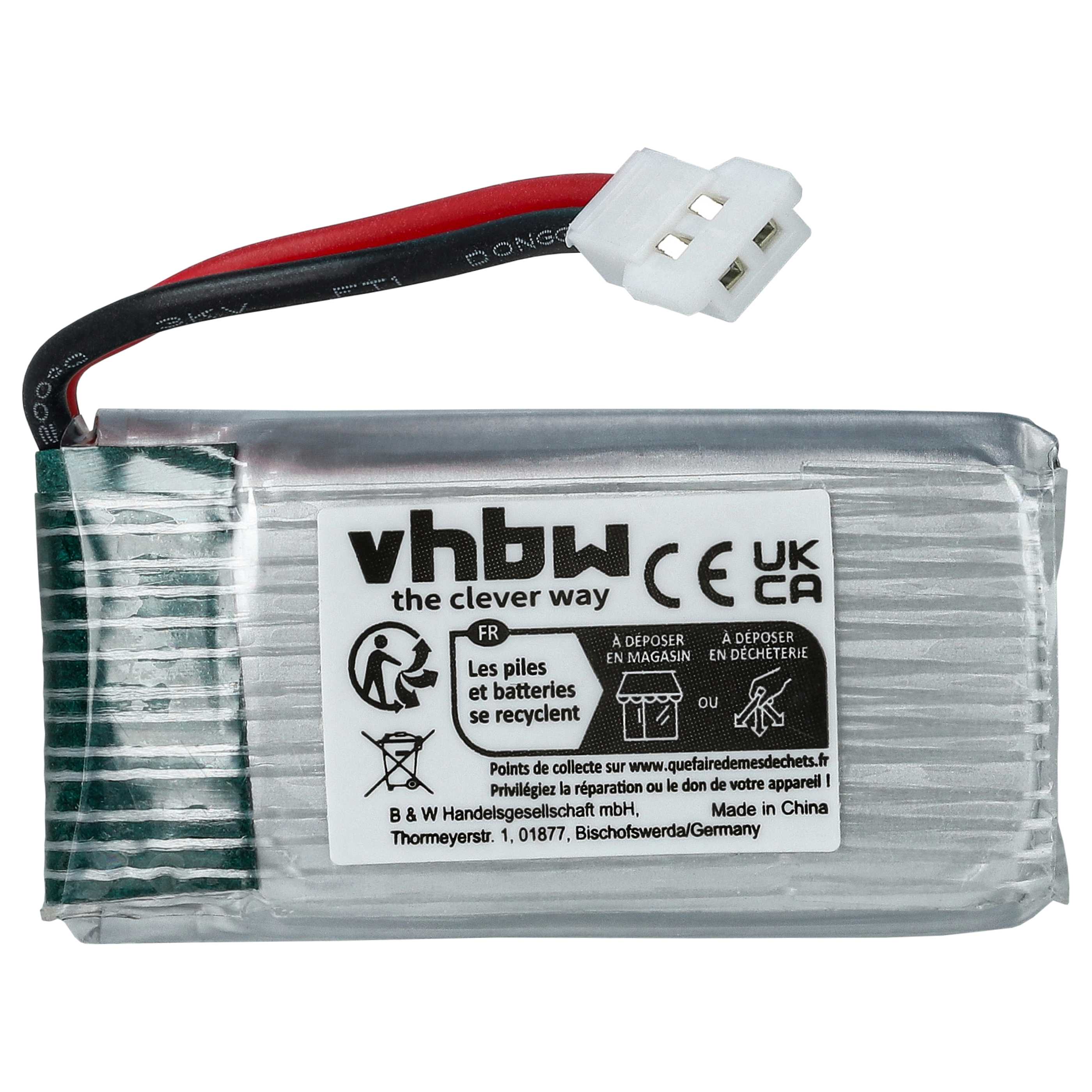 Batterie pour drone Mould King 33041C Quadrocopter- 380mAh 3,7V Li-ion