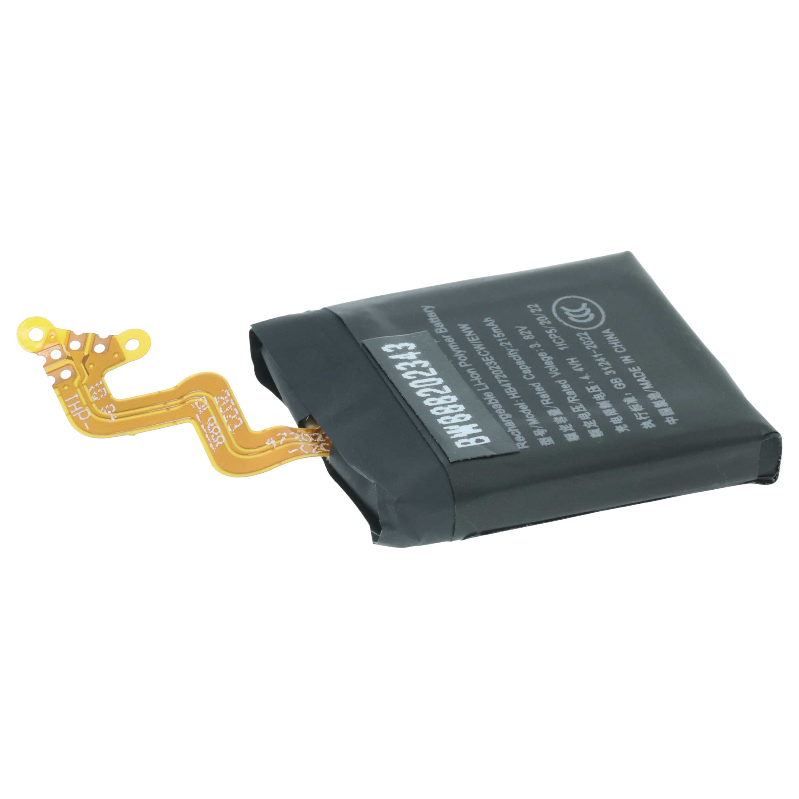 Smartwatch Battery replaces Huawei HB472023ECW - 210 mAh 3.82 V Li-polymer