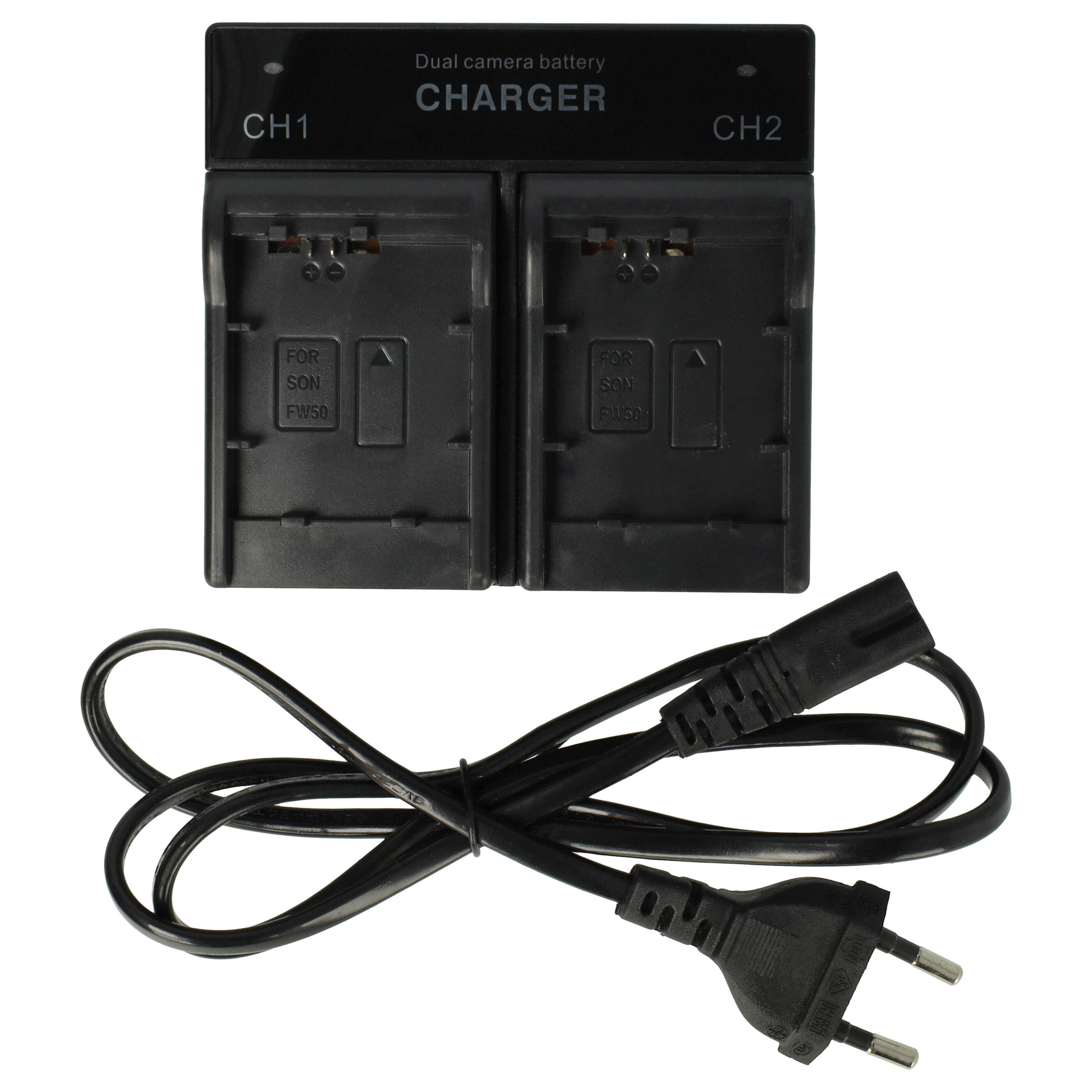 Battery Charger suitable for Sony NP-FW50 Camera etc. - 0.5 / 0.9 A, 4.2/8.4 V