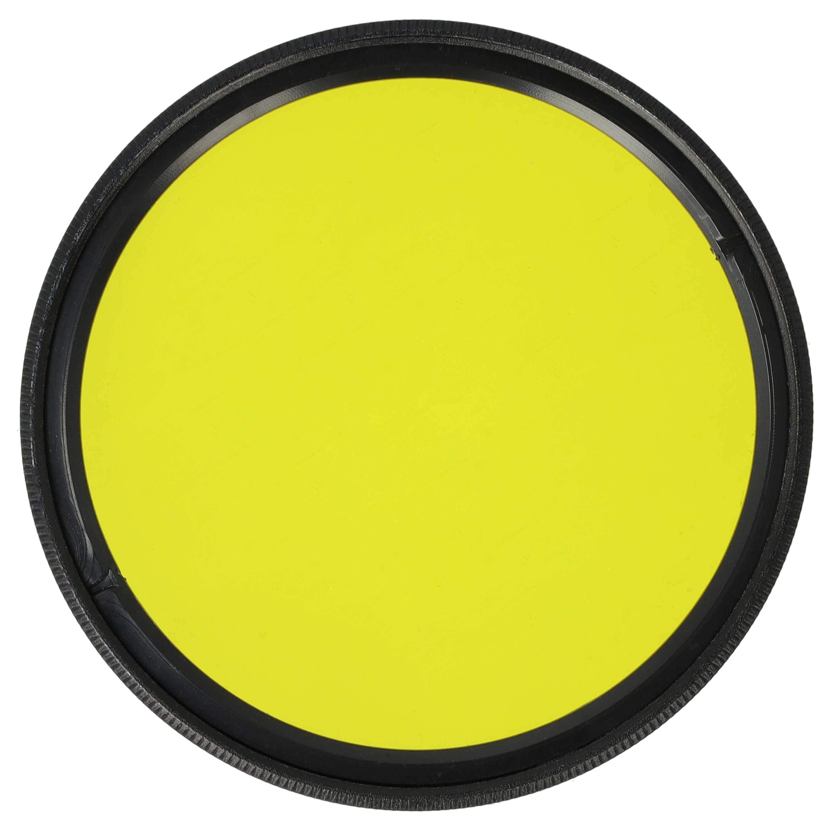 Filtro colorato per obiettivi fotocamera con filettatura da 52 mm - filtro giallo