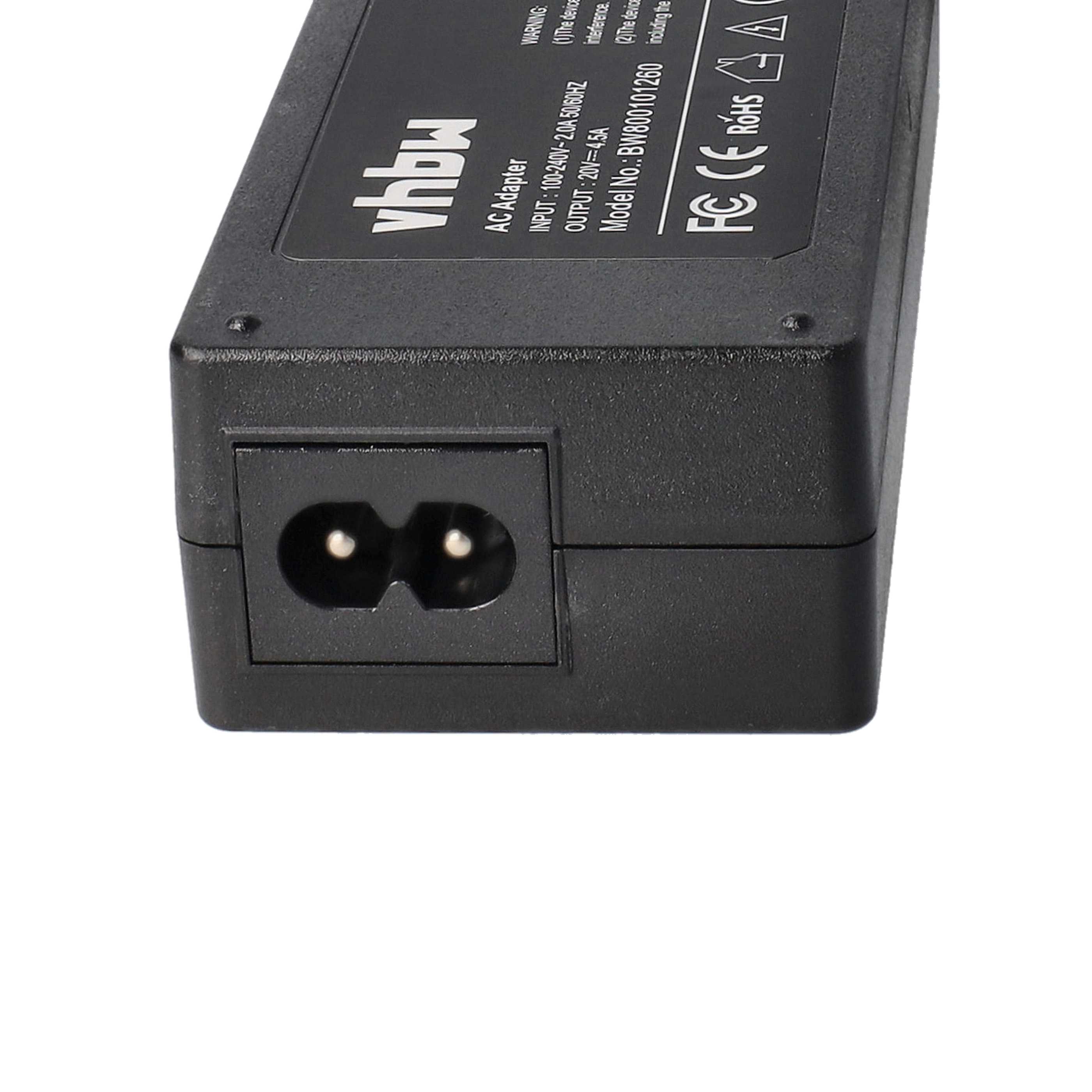 Mains Power Adapter replaces Lenovo 41N8460, 40Y7700, 92P1153, 92P1104, 40Y7696 for IBMNotebook etc., 90 W
