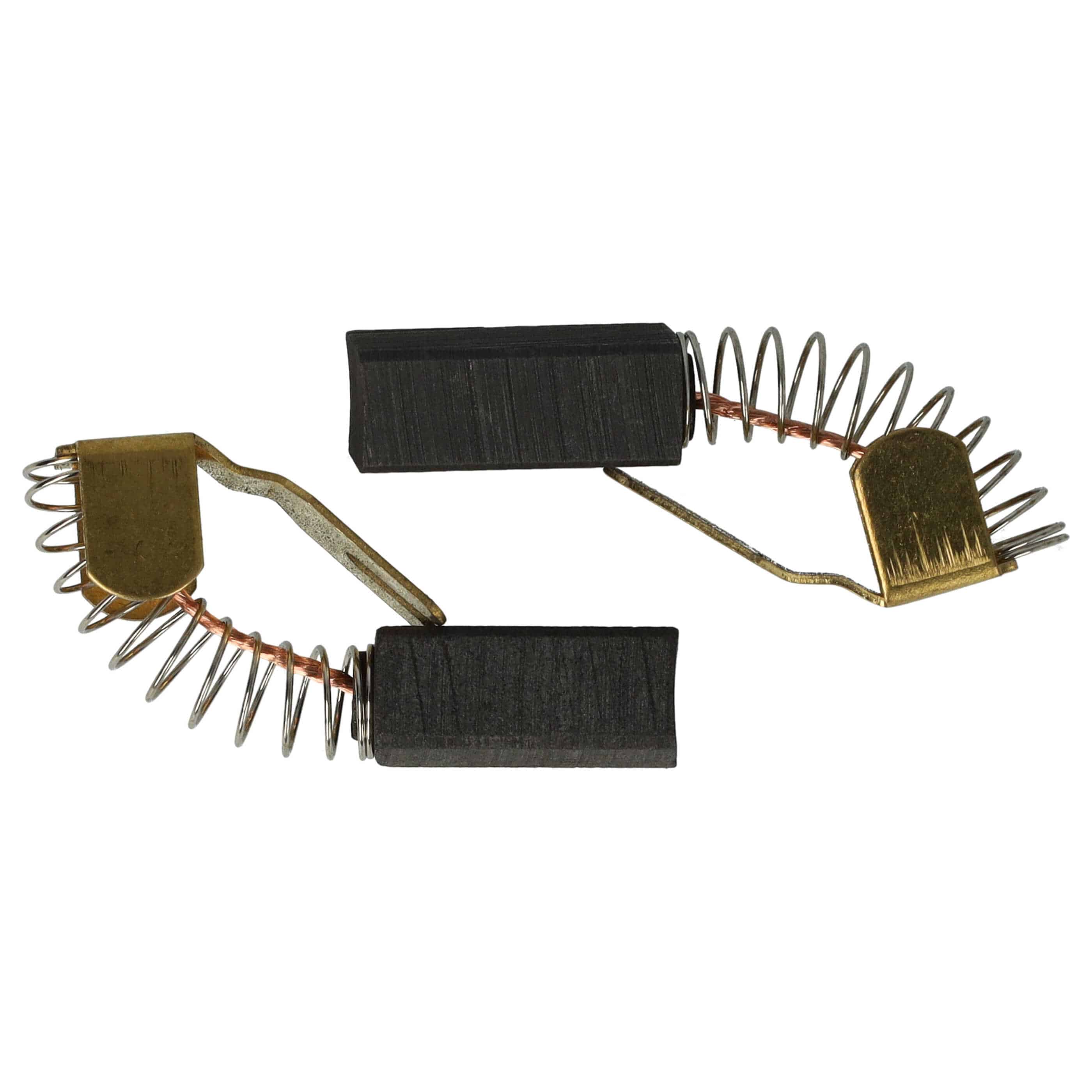 2x Carbon Brush as Replacement for Metabo 34301118, 316033640 Electric Power Tools + Spring, 15 x 8 x 6.3mm