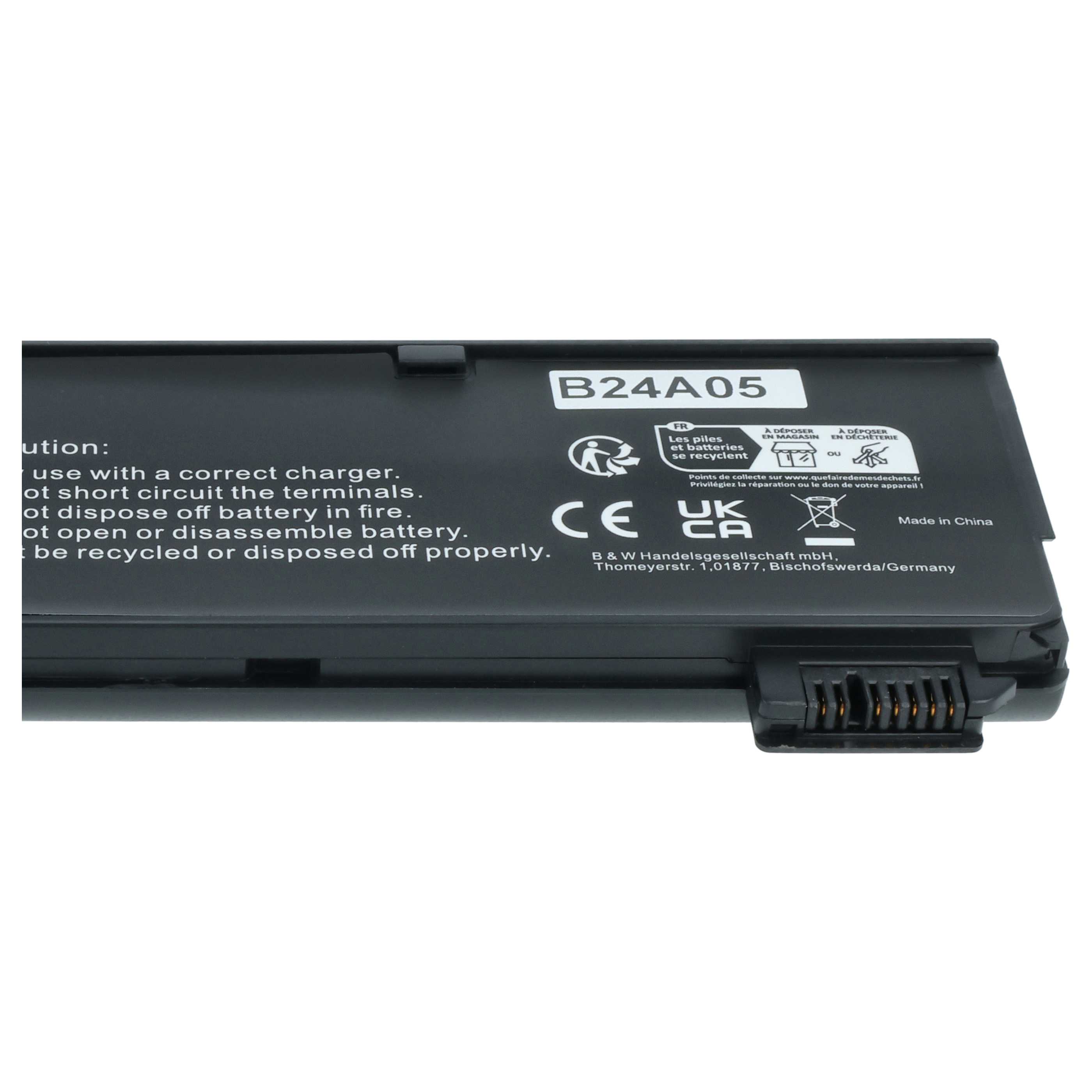 Akumulator do laptopa zamiennik Lenovo 00HW034, 00HW033, 0C52861, 0C52862 - 4400 mAh 11,1 V Li-Ion, czarny