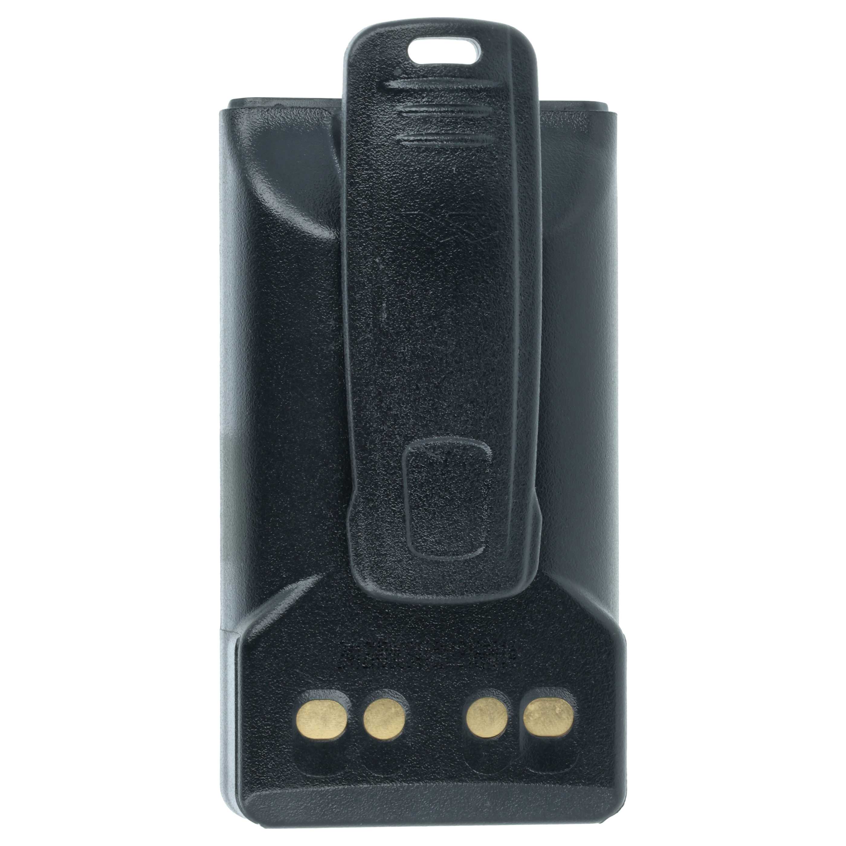 Radio Battery replaces Motorola AAJ67X001, AAJ68X001, AAK66X501 - 2200 mAh 7.4 V Li-Ion + Belt Clip