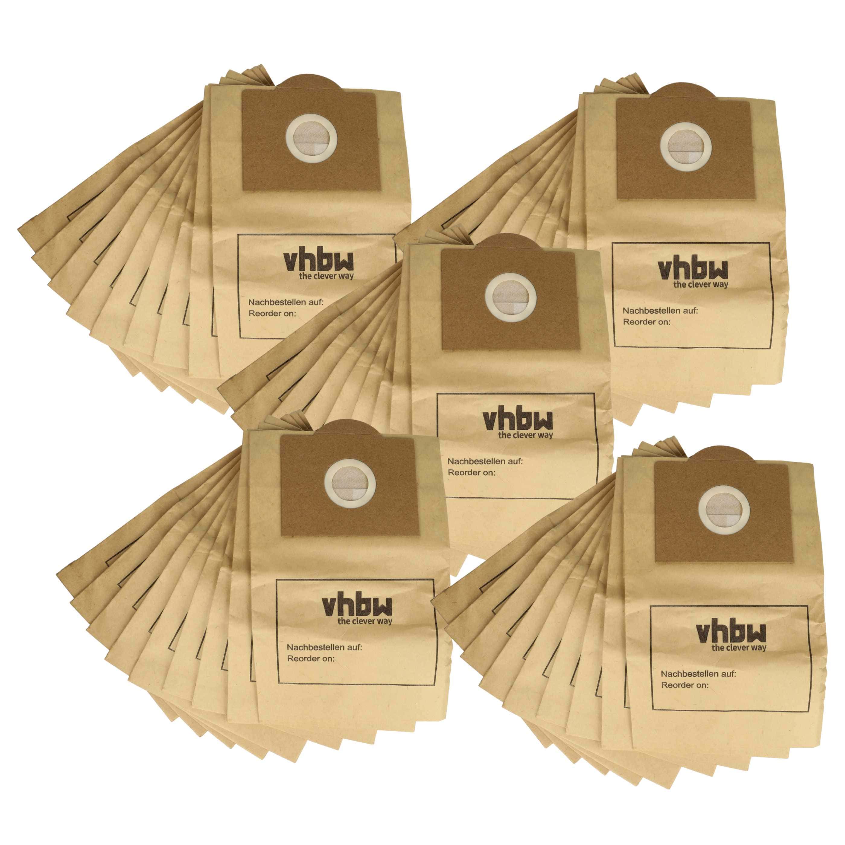 50x Sac remplace Menalux T035 pour aspirateur Tefal - papier
