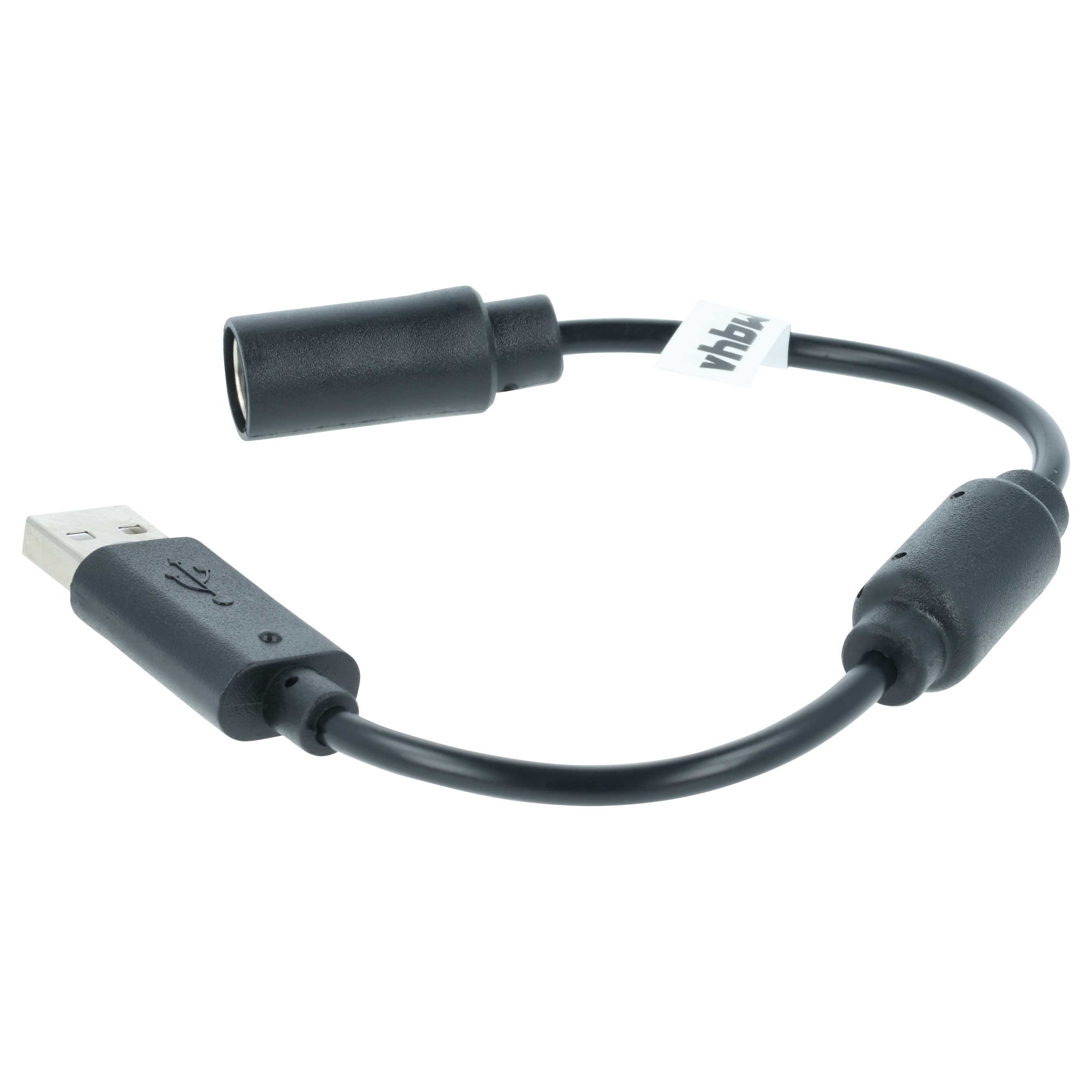 Cavo USB con adattatore a sgancio rapido per controller Microsoft Xbox 360 - nero