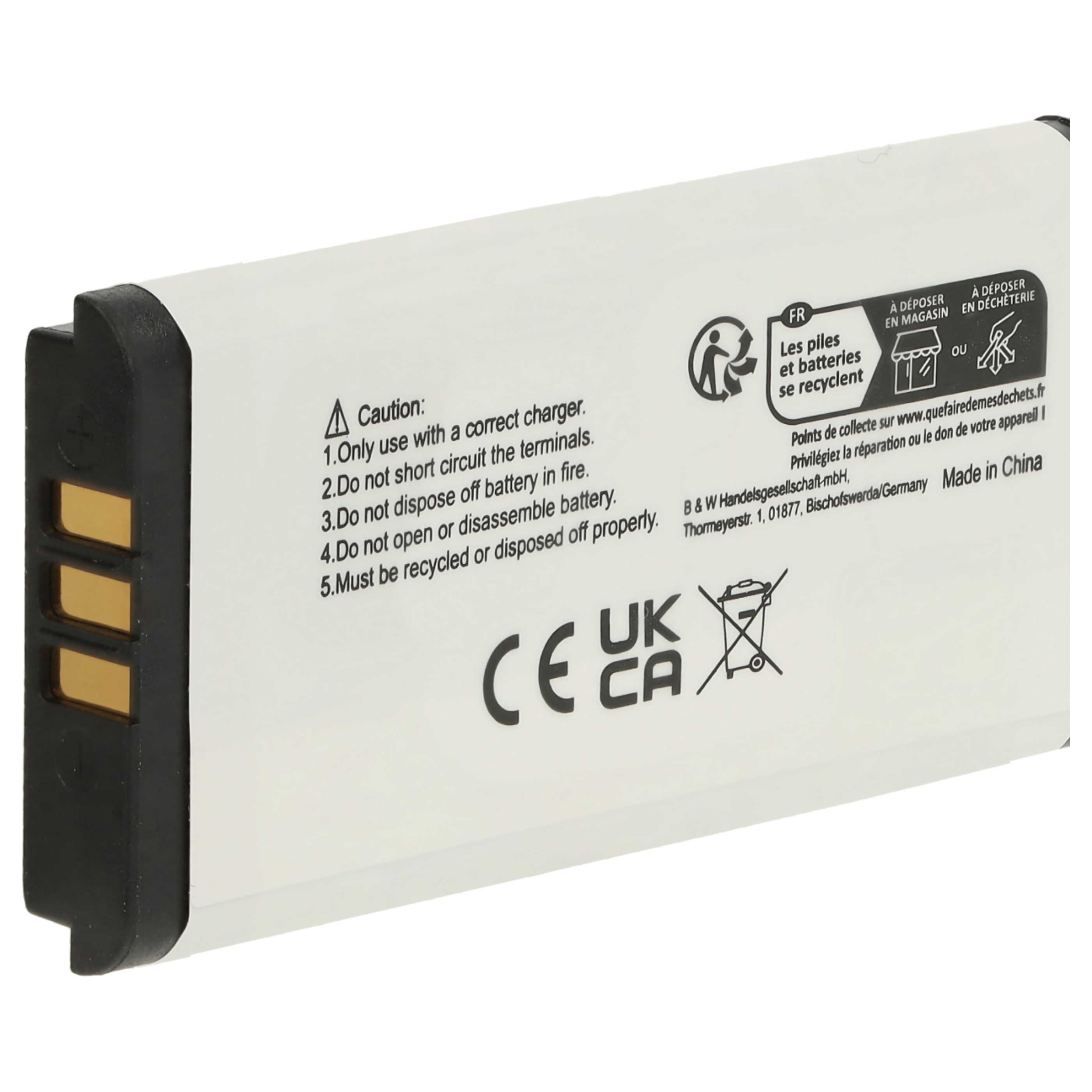Games Console 2x Battery replaces Nintendo TWL-001, C/TWL-A-BP, TWL-003, BOAMK01 - 840 mAh 3.7 V Li-Ion