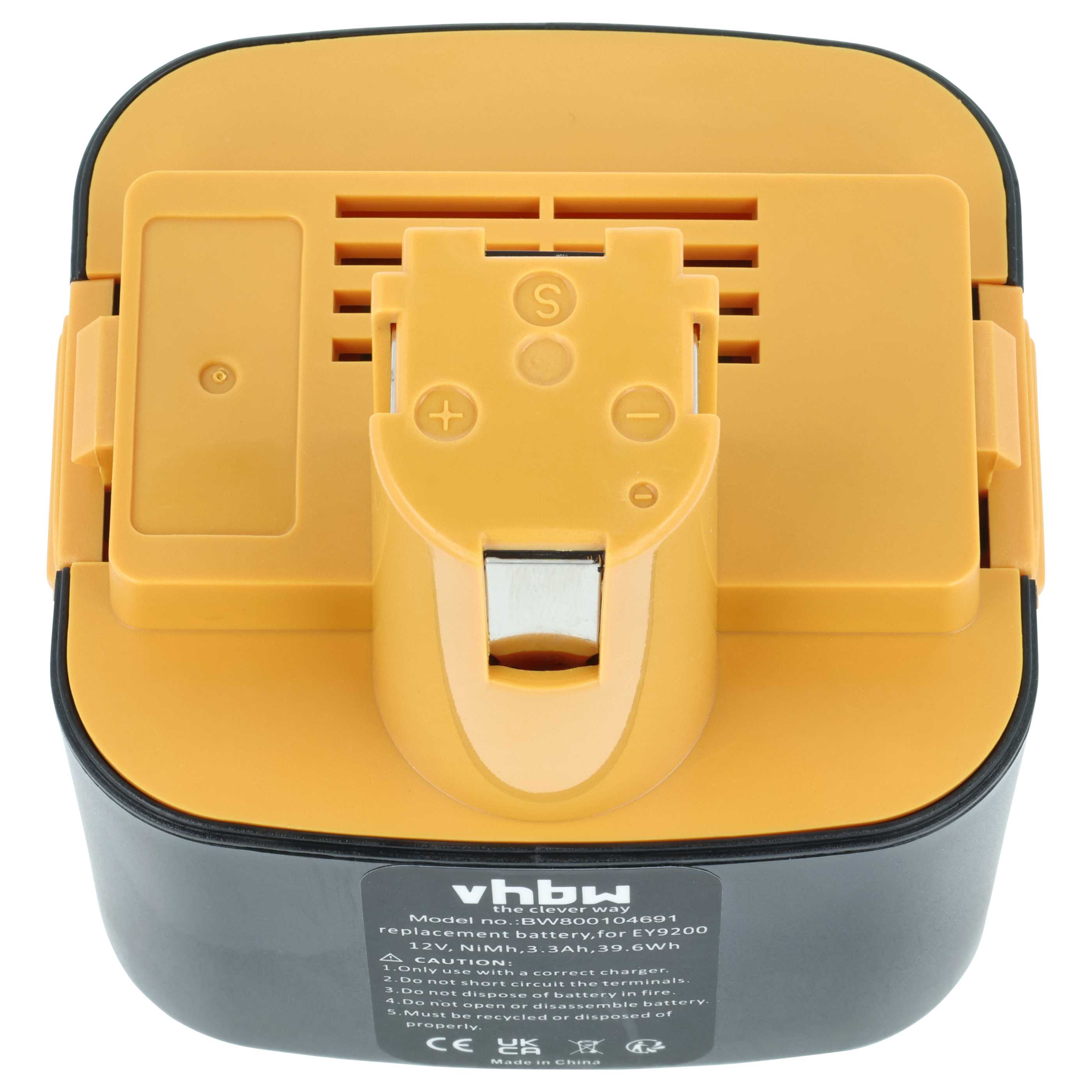 Akku 12V als Ersatz für ABB Stotz S&J SDF-AK220 - 2,1Ah, NiMH