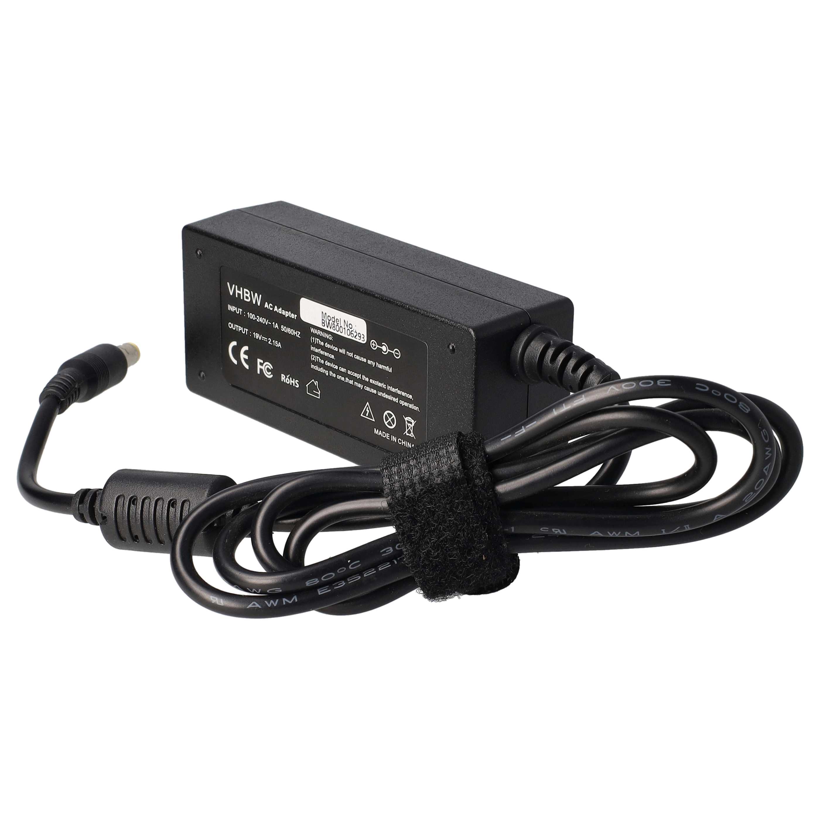 Mains Power Adapter replaces Acer A045R016L, A13-045N2A, ADP-45HE BB, ADP-40TH A for AcerNotebook, 40 W