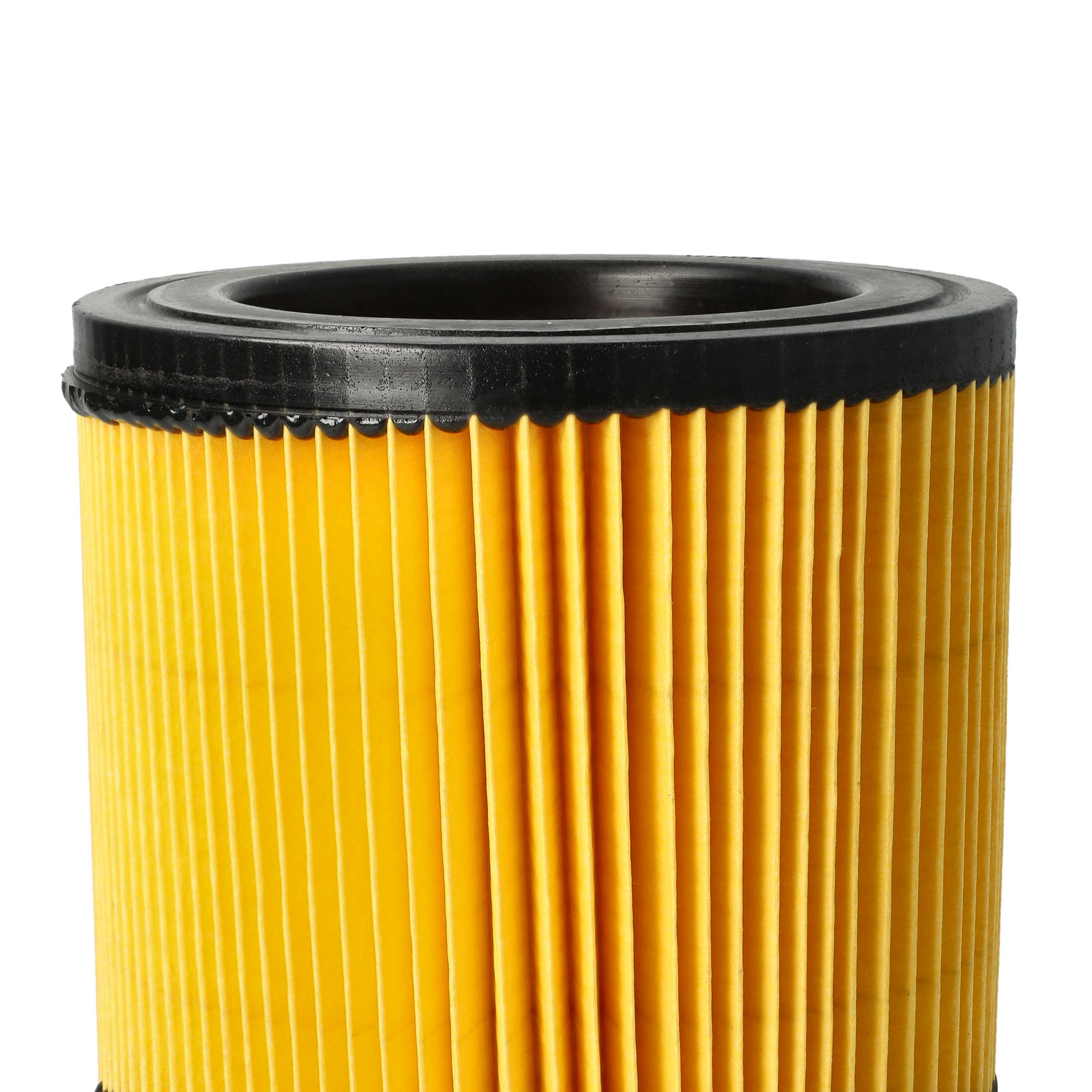 4x Filtercartridge filter replaces Topcraft K704F, K707F, R 693 for Topcraft Vacuum Cleaner, orange