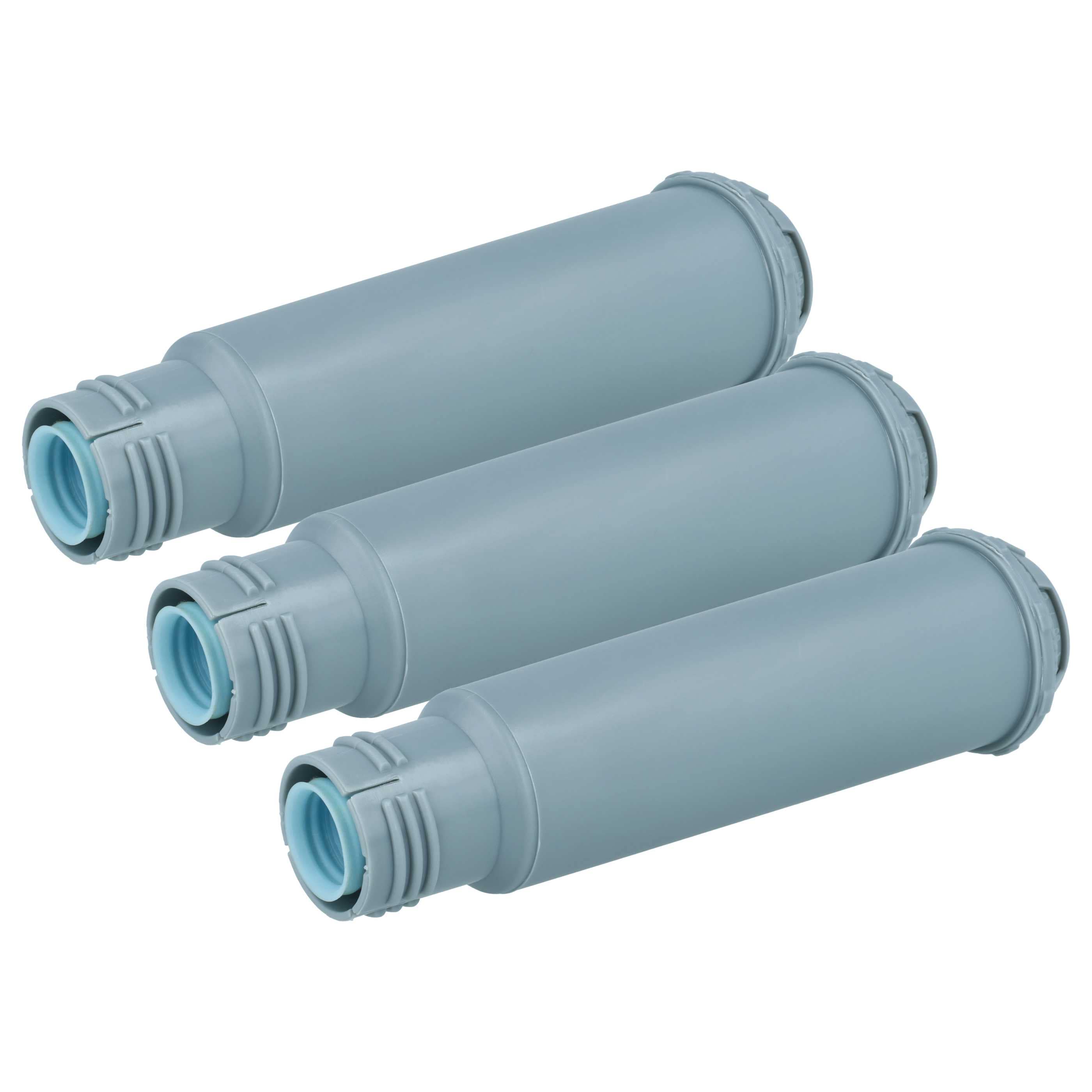 3x Filtres à eau remplace AEG AEL-01, 9000849514 pour machine à café Tefal – gris