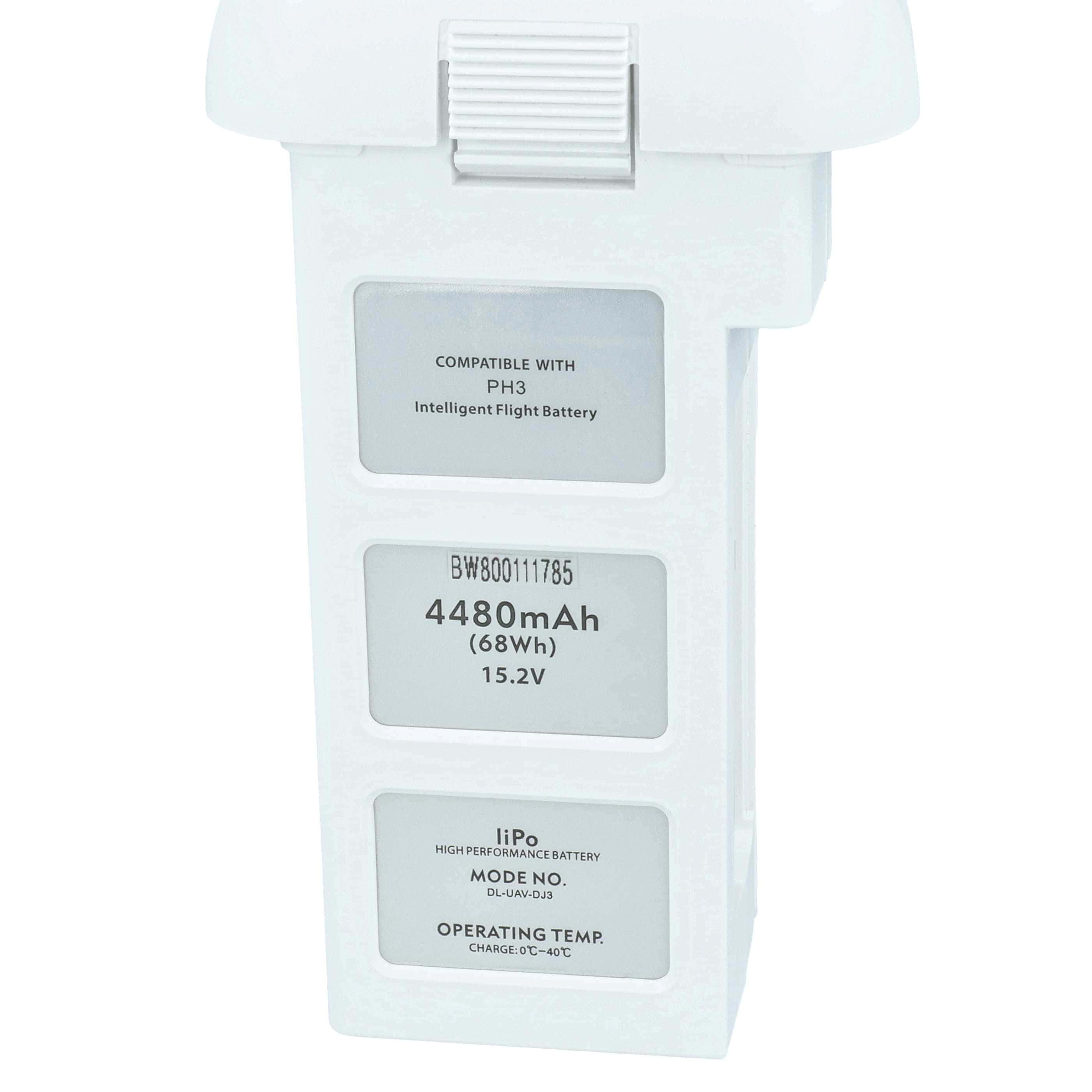 Batterie pour drone DJI Phantom 3 Advanced, 3 Professional, 3- 4500mAh 15,2V Li-polymère