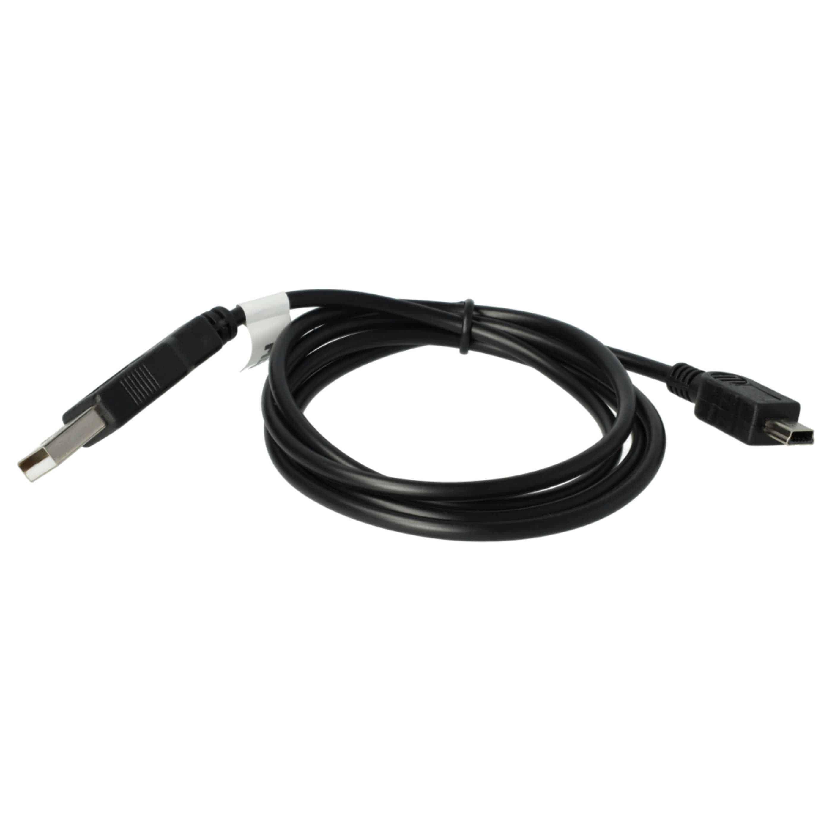 Universal USB Datenkabel 2-in-1 Ladekabel passend für alle gängige GPS Navi - 100cm Schwarz