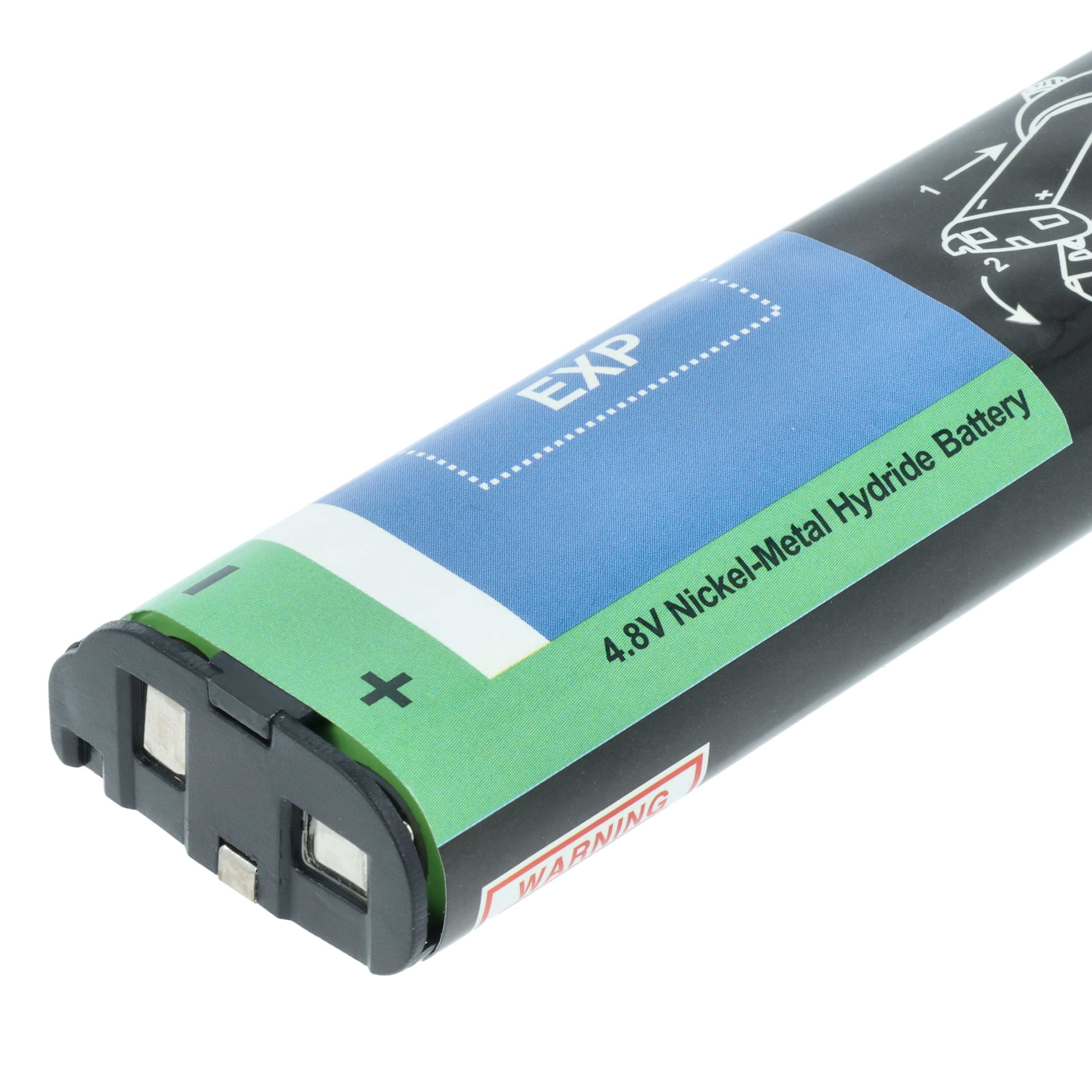 Radio 2x Battery replaces Motorola NNTN4190, NTN8657, NTN8970A, NNTN4190A, NNTN4190AR - 1200 mAh 4.8 V NiMH