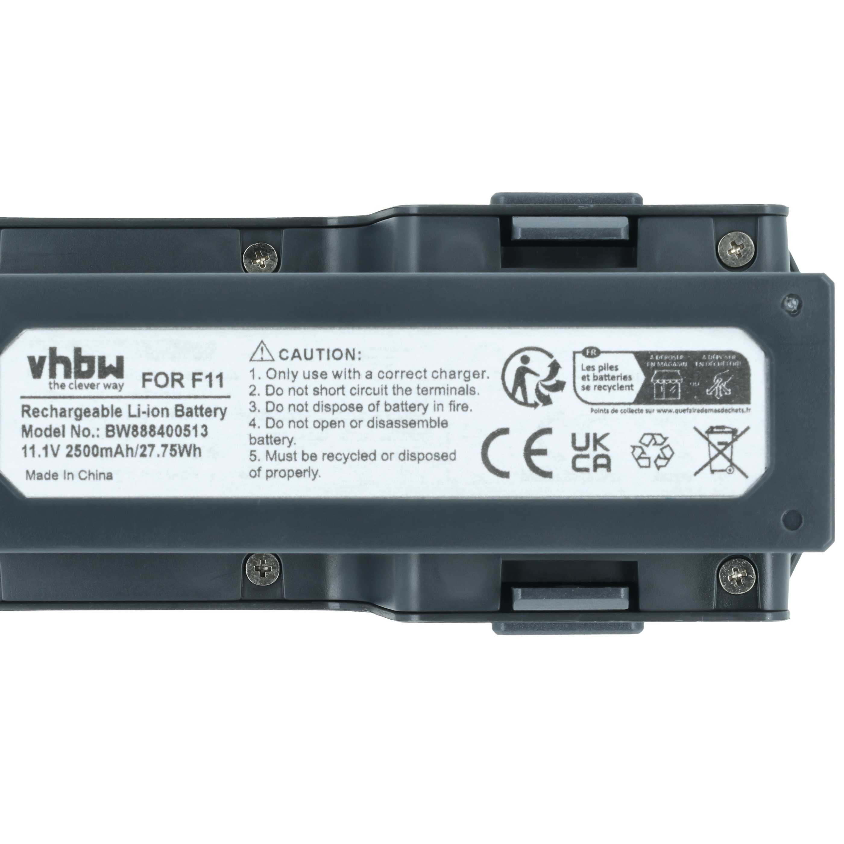 2x Batteries pour drone SJRC F11 GPS- 2500mAh 11,1V Li-polymère