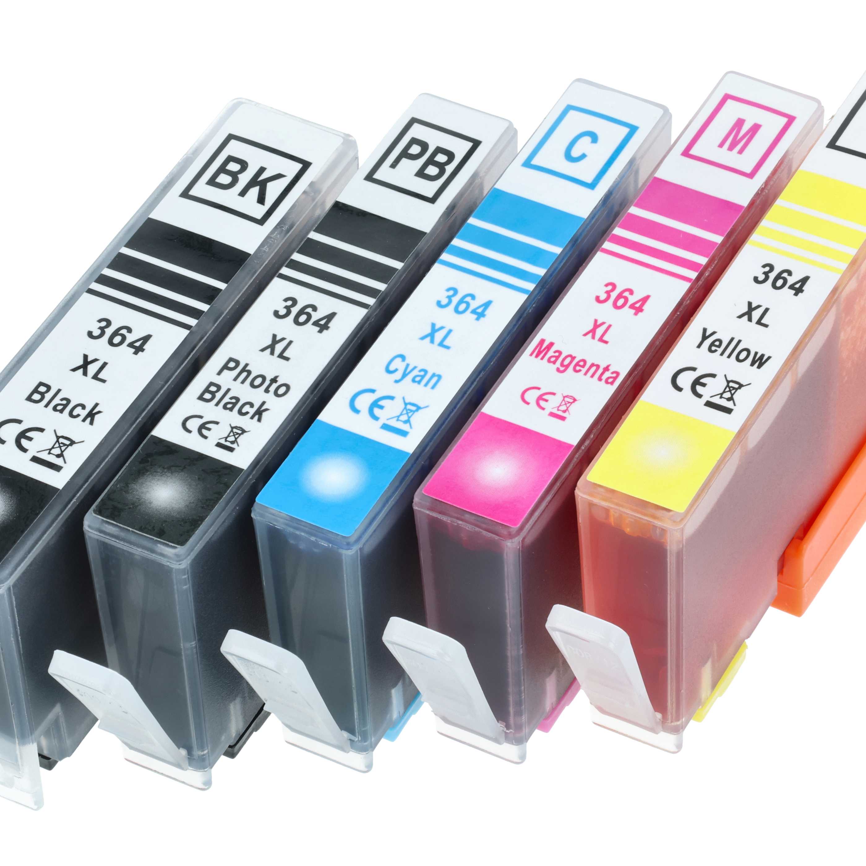 10x Set cartucce di inchiostro per stampante HP Deskjet - multicolore 108 ml + chip