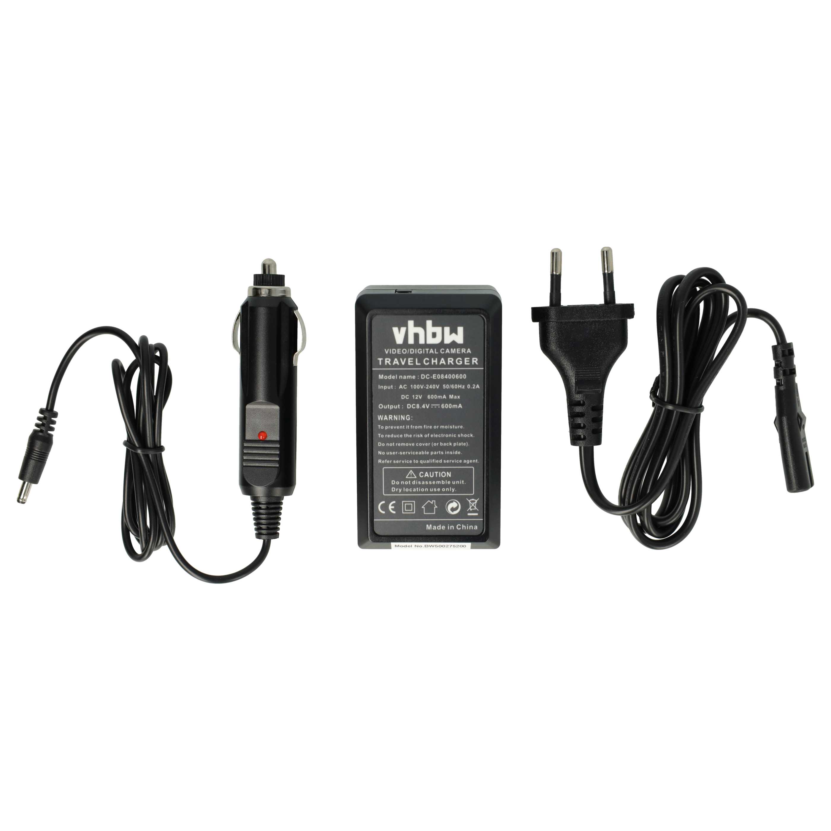 Battery Charger suitable for Hitachi, Leica, Panasonic NV-DA1 Digital Camera etc. - 0.6 A, 8.4 V