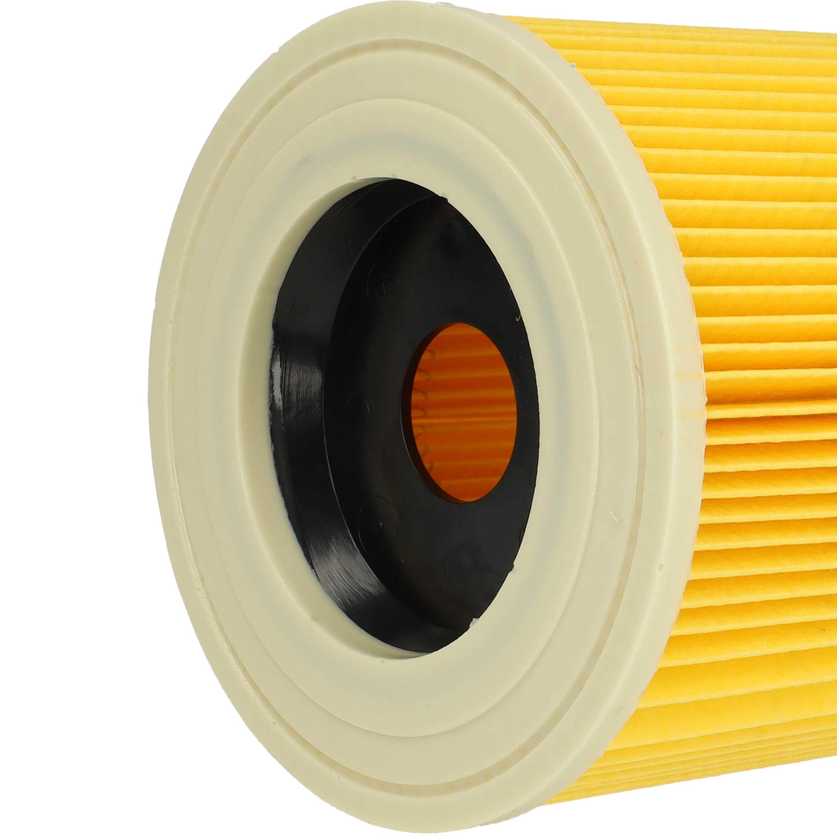 8x Filtro reemplaza Kärcher 2.863-303.0, 6.414-552.0, 6.414-547.0 para aspiradora PowerPlus, amarillo