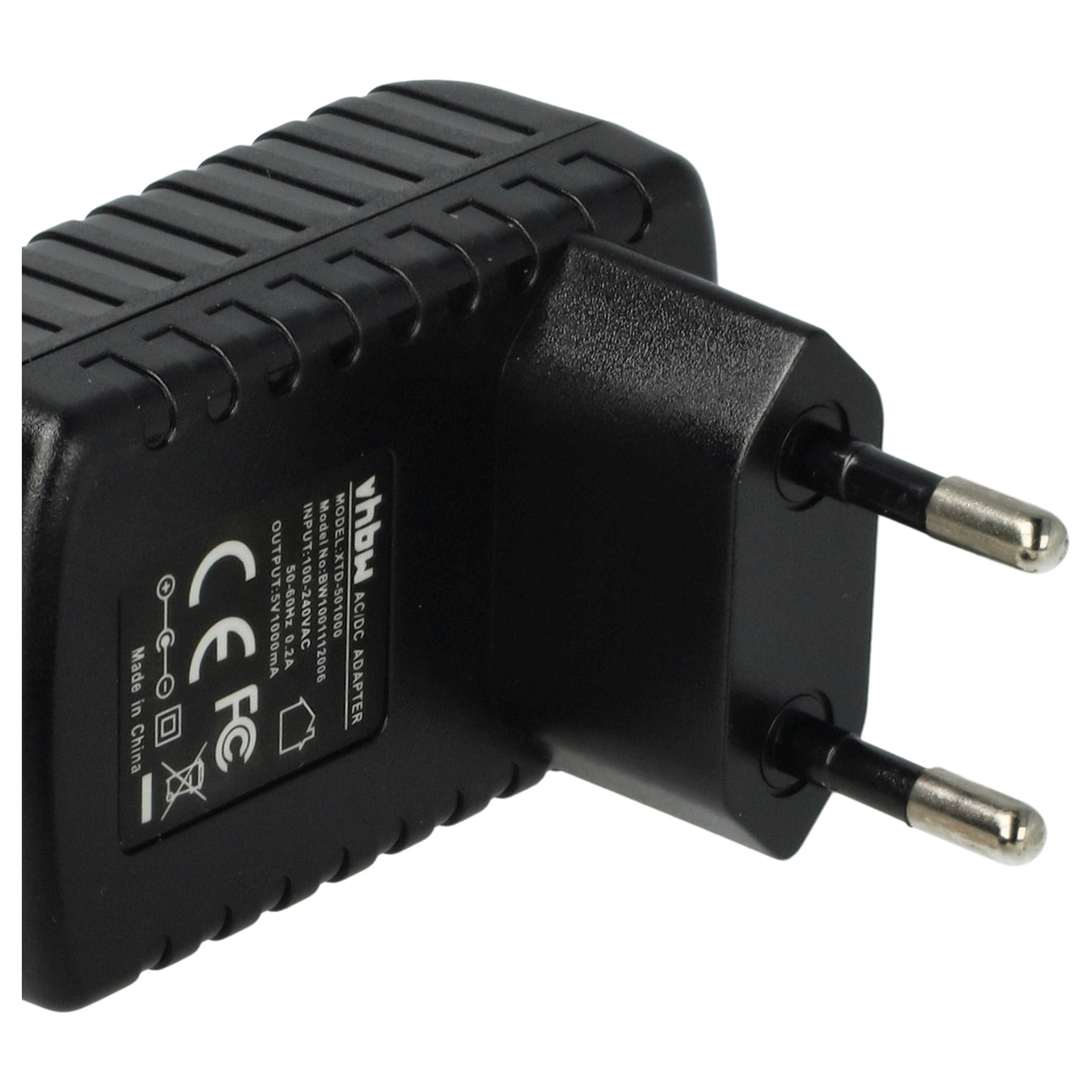 Micro USB Charger replaces Philips CP1759/01, CP1484/01 for Philips Electric Devices etc. - 1.0 A / 5 V