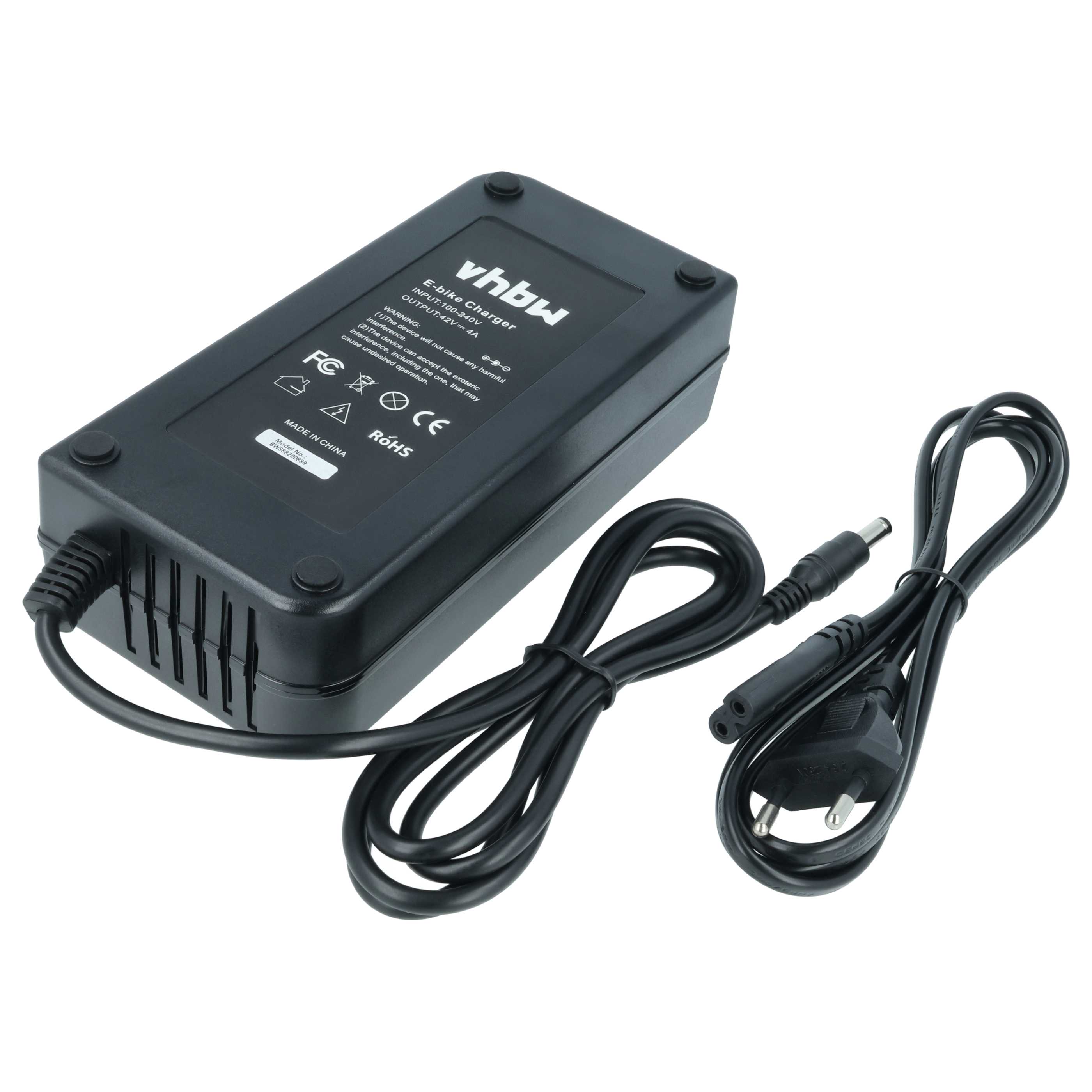 Charger replaces HP1202L3 for Prophete Alu Trecking E-Bike Battery etc. - Round Plug, 4.0 A