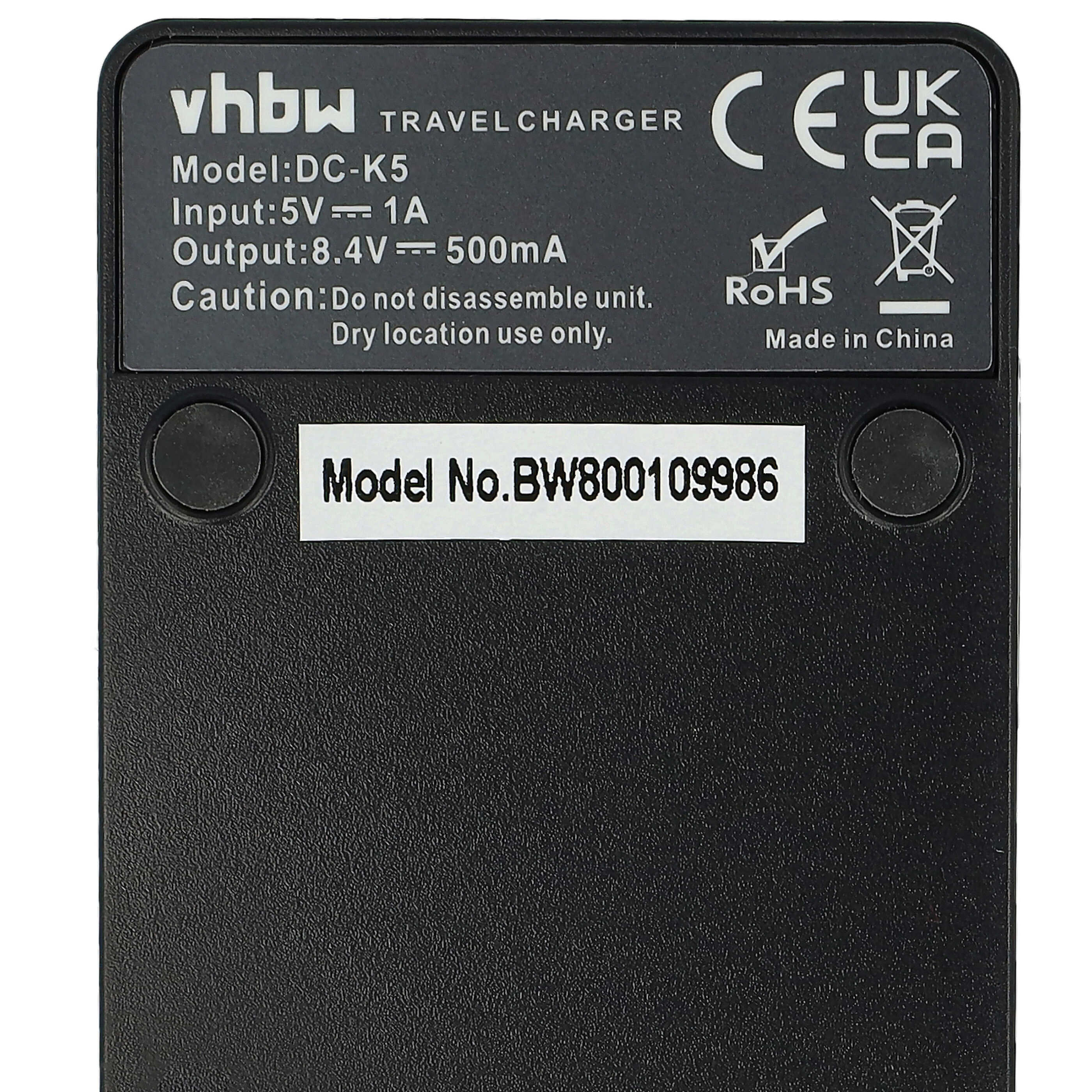 Caricabatterie per fotocamera - 0,5A 8,4V 43,5cm