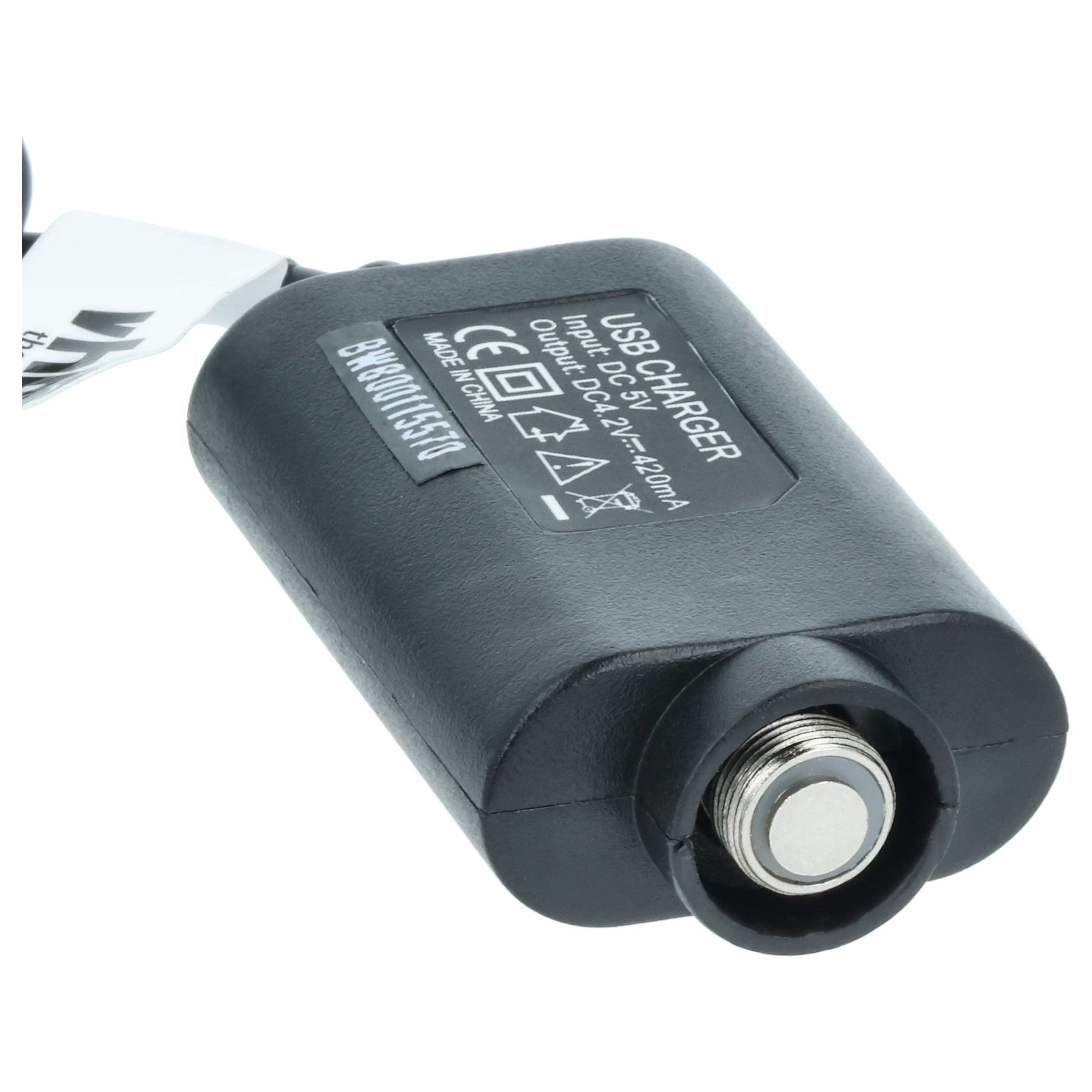 USB Charger suitable for Joyetech, Kanger eGo E-Cigarettes & other Devices with 510 Screw Closure - 25 cm
