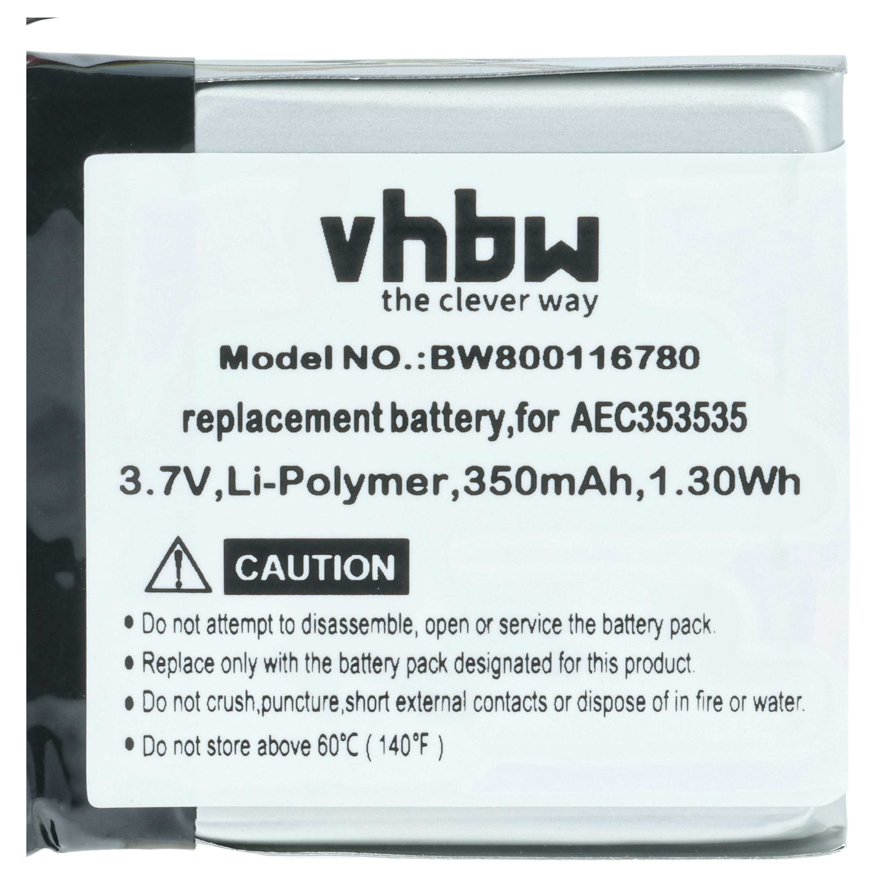 Akumulator do słuchawek bezprzewodowych zamiennik Beats AEC353535 - 350 mAh 3,7 V LiPo