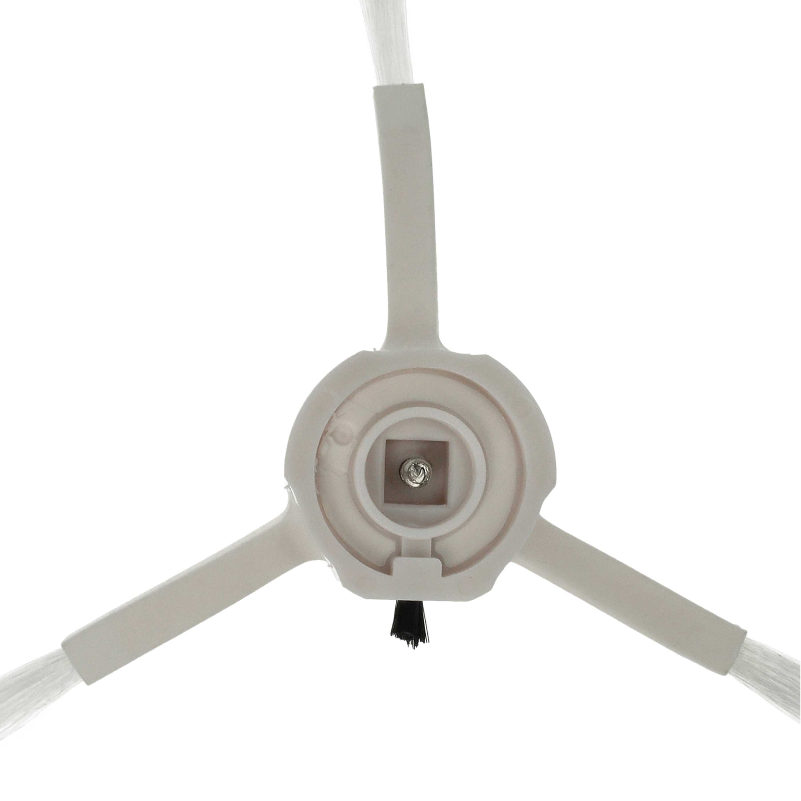 4x Side Brush suitable for Proscenic, Kyvol, Uoni, Ultenic Robot Vacuum Cleaner etc. - 3-armed, white