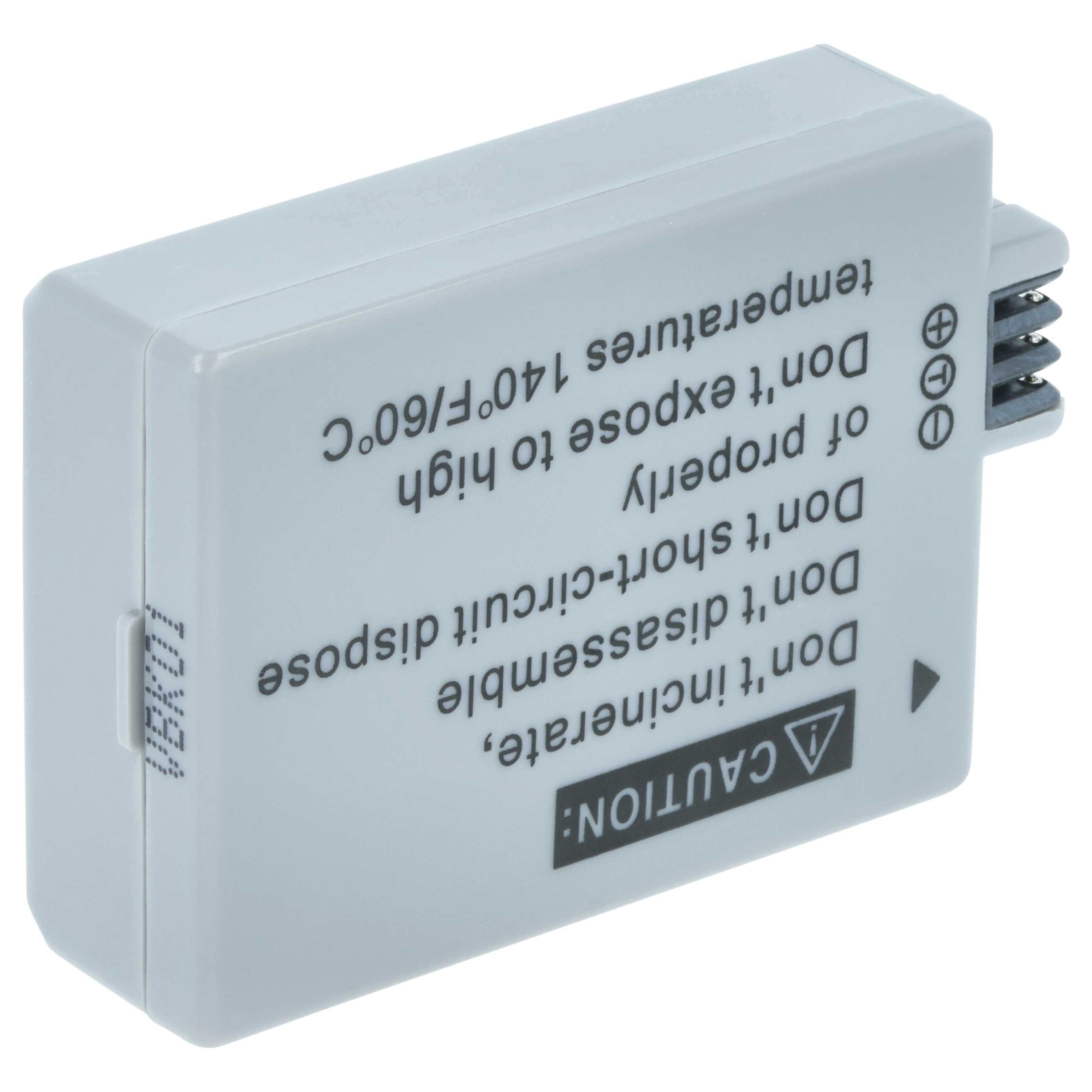 Batteria sostituisce Canon LP-E5, LC-E5 per fotocamera - 800mAh 7,2V Li-Ion