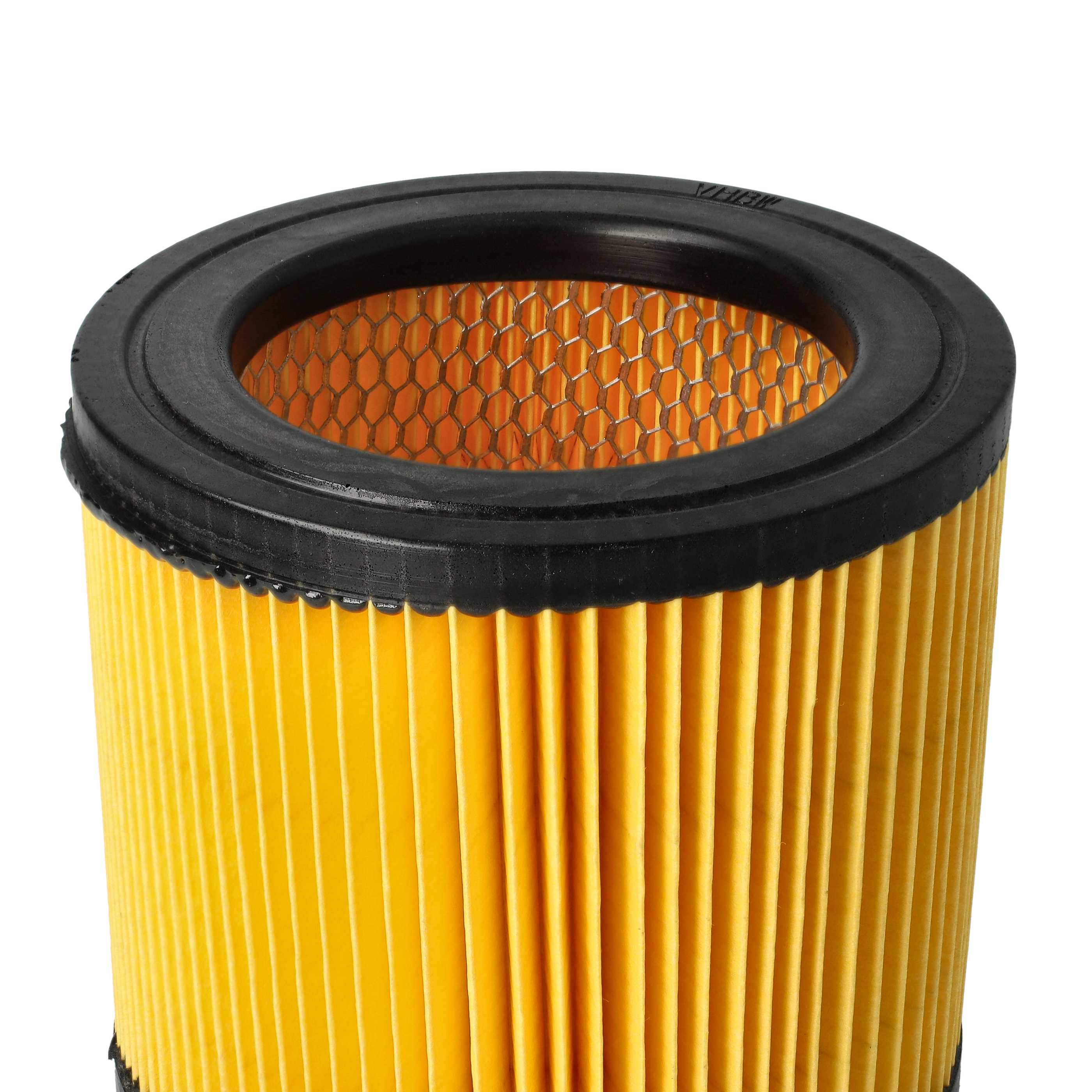 4x Filtercartridge filter replaces Topcraft K704F, K707F, R 693 for Topcraft Vacuum Cleaner, orange