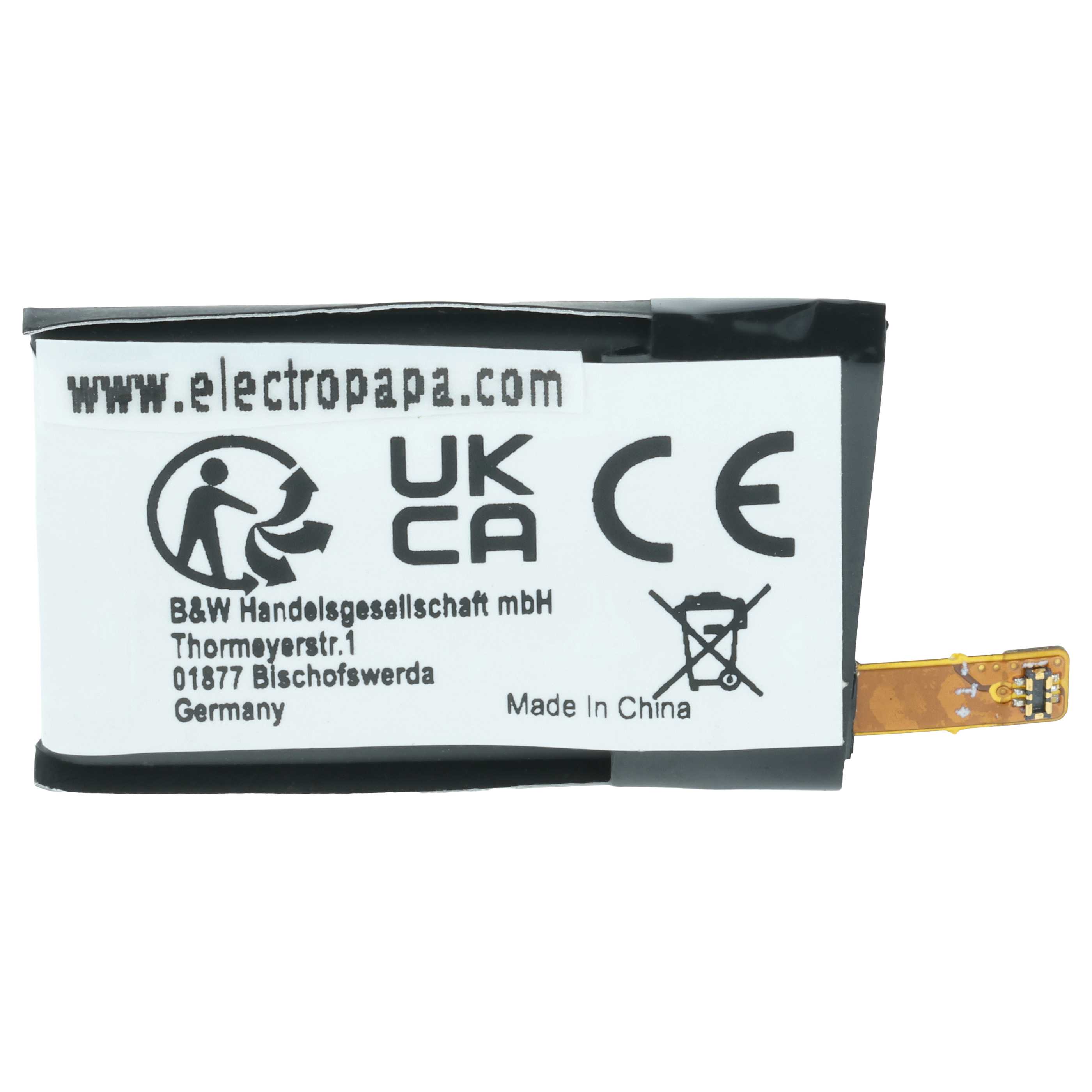 Smartwatch Battery replaces Fitbit R-41021555, 261827 - 150 mAh 3.85 V Li-polymer