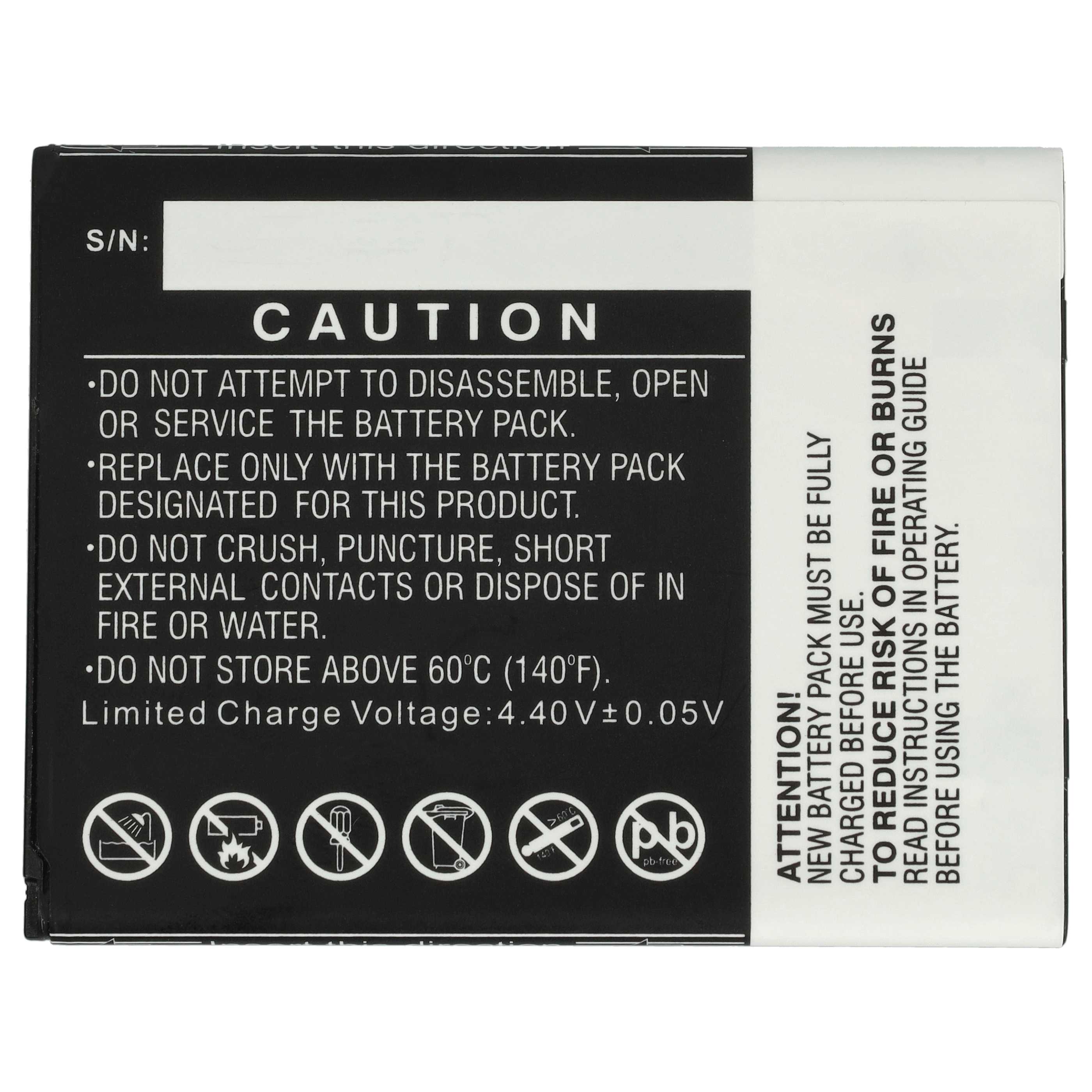 Akku als Ersatz für Samsung EB-BG525BBE, GH43-05060A - 3000mAh 3,85V Li-Ion