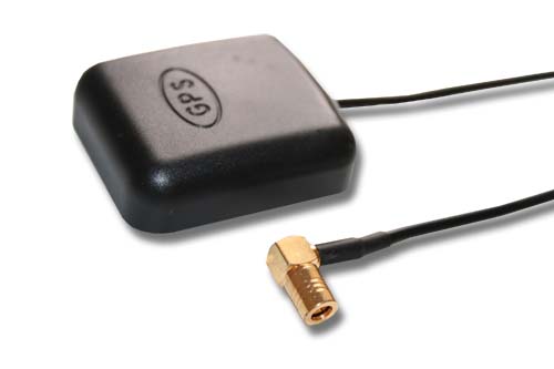 vhbw GPS Antenna for Car Sat Nav - Magnetic Base, 5 m, with SMB plug (female) Connector Black