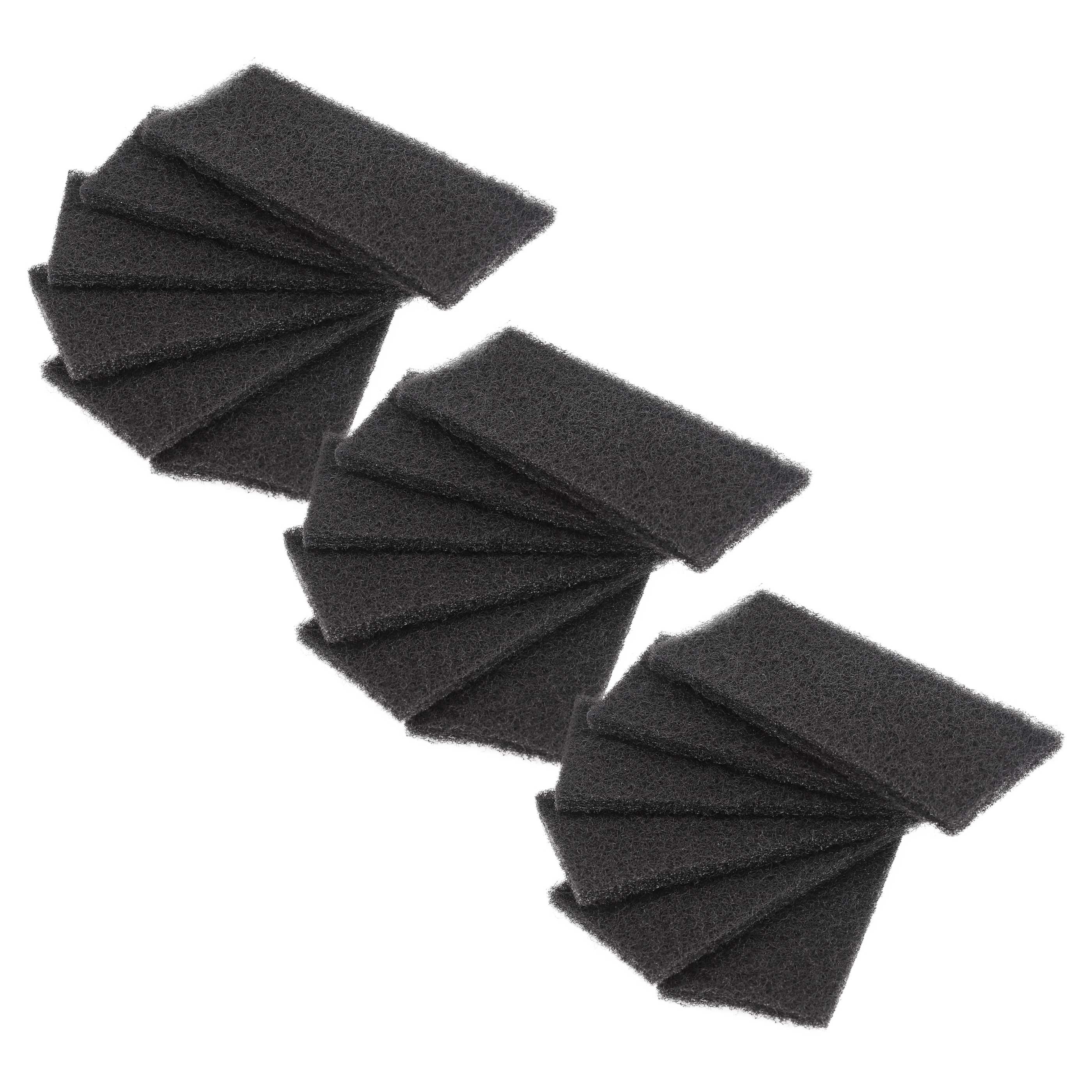 18x Aktivkohlefilter als Ersatz für Franke 1330038254 für Franke Mülleimer, Abfalleimer - 6,5 x 15,5 x 1,5 cm