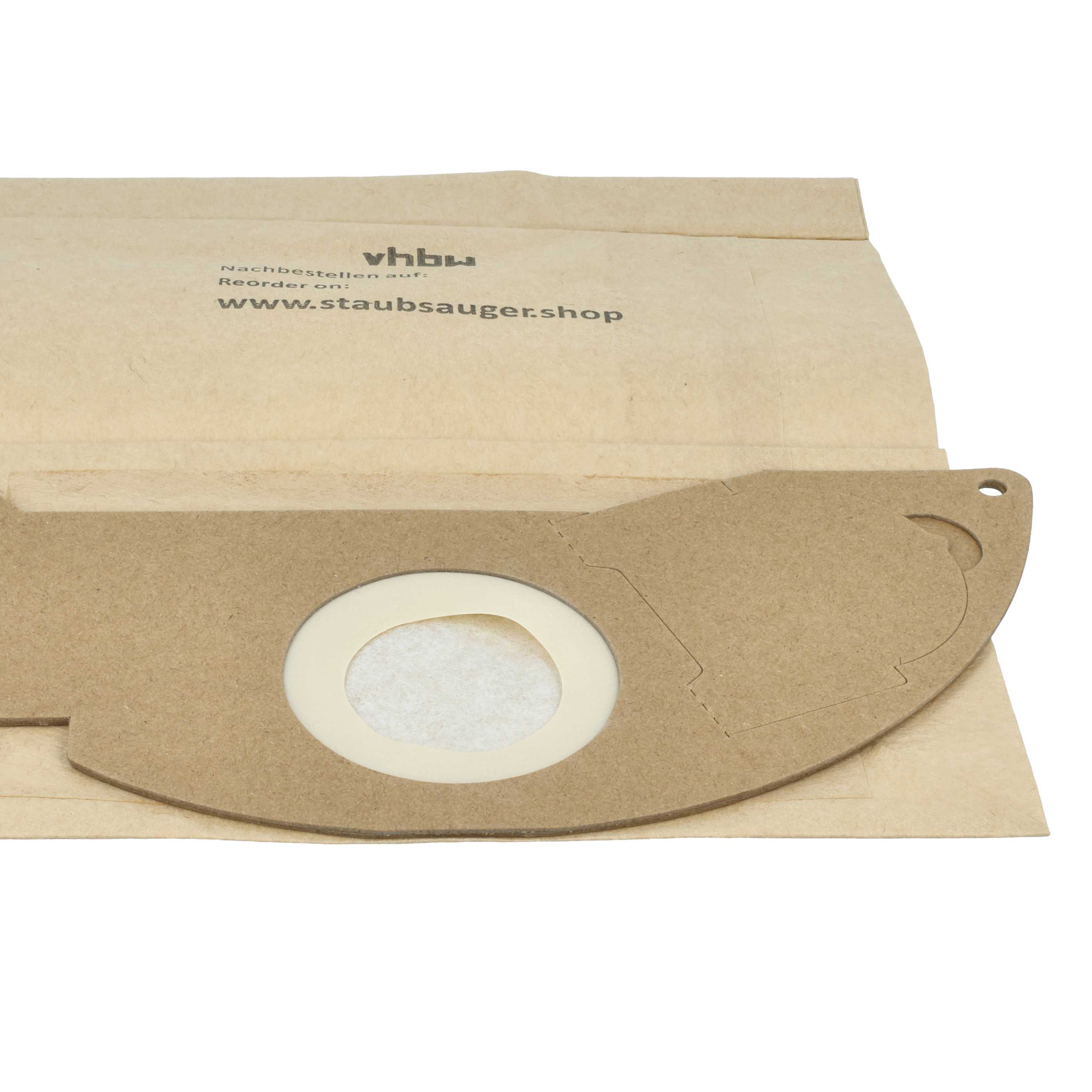 10x Sac remplace Kärcher 6.904-322, 6.904-322.0 pour aspirateur Kärcher - papier