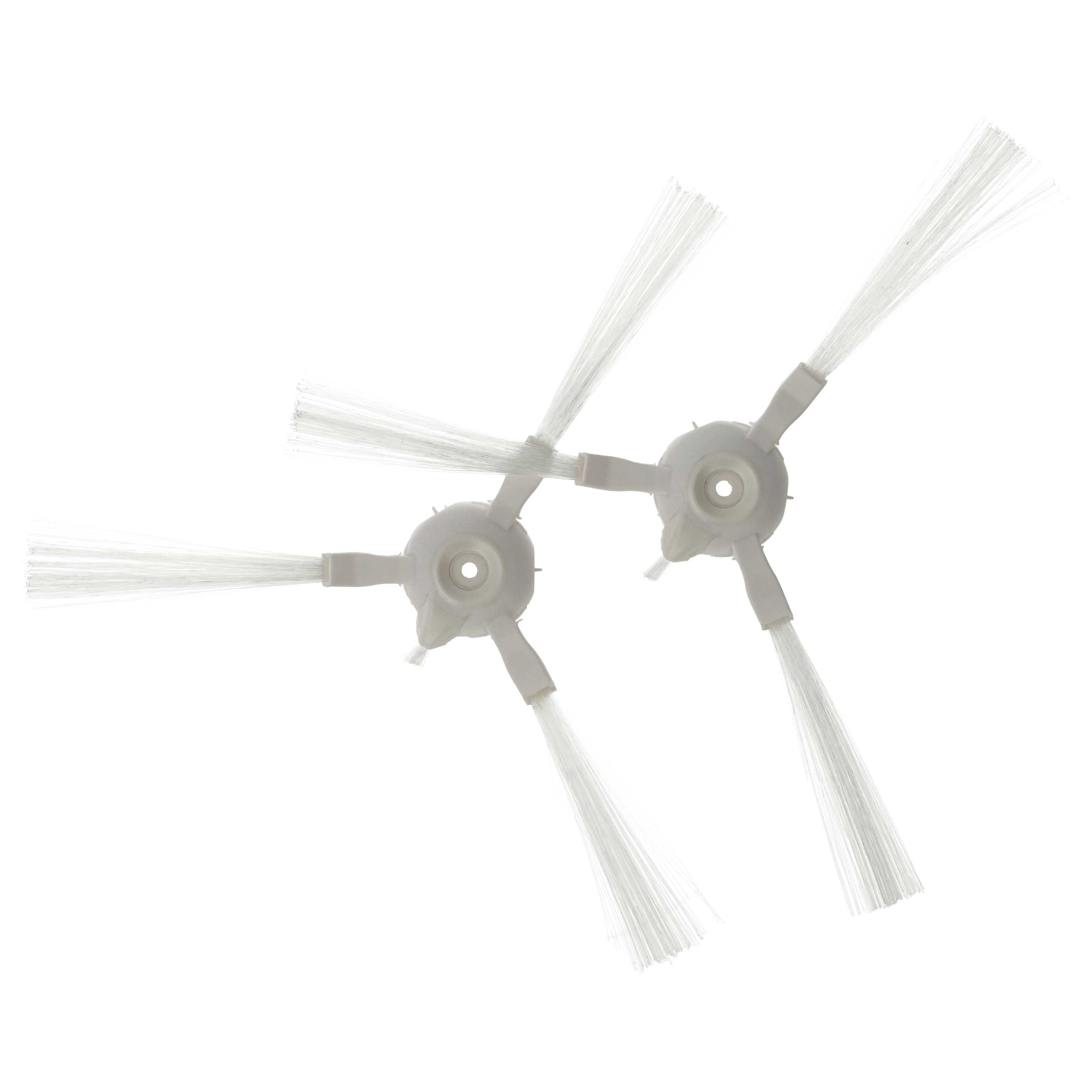2x Side Brush suitable for 360 S6 Robot Vacuum Cleaner - 3-armed, white