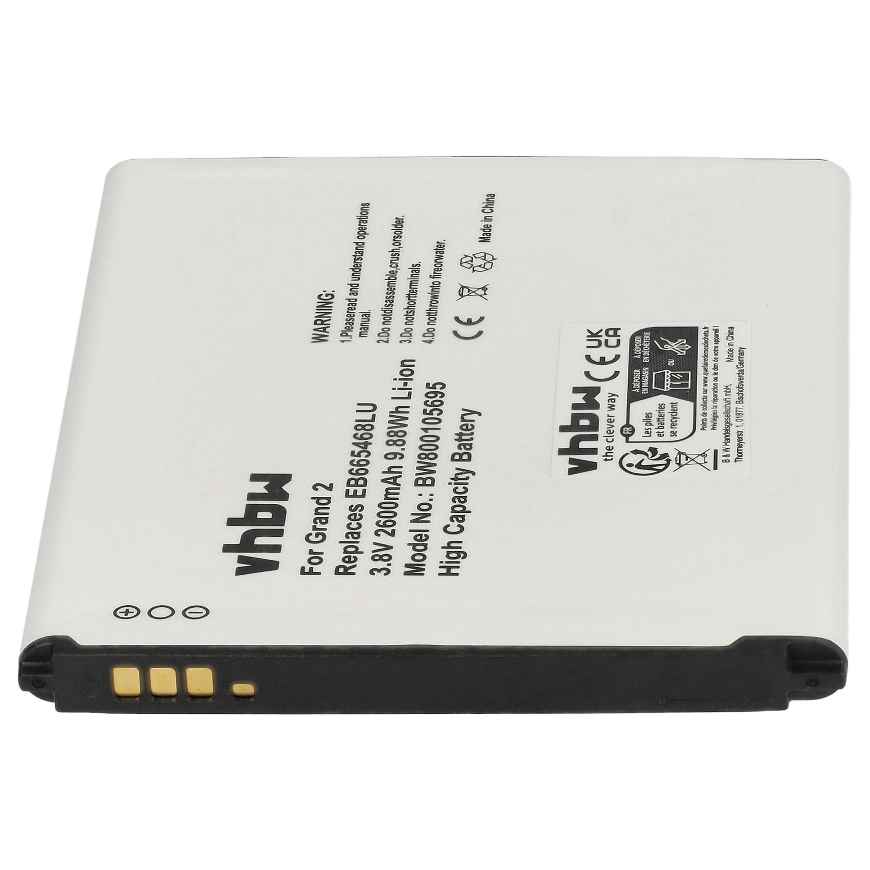 Akumulator do telefonu smartfona zamiennik Samsung EB665468LU, EB-B220AC - 2600 mAh 3,8 V Li-Ion