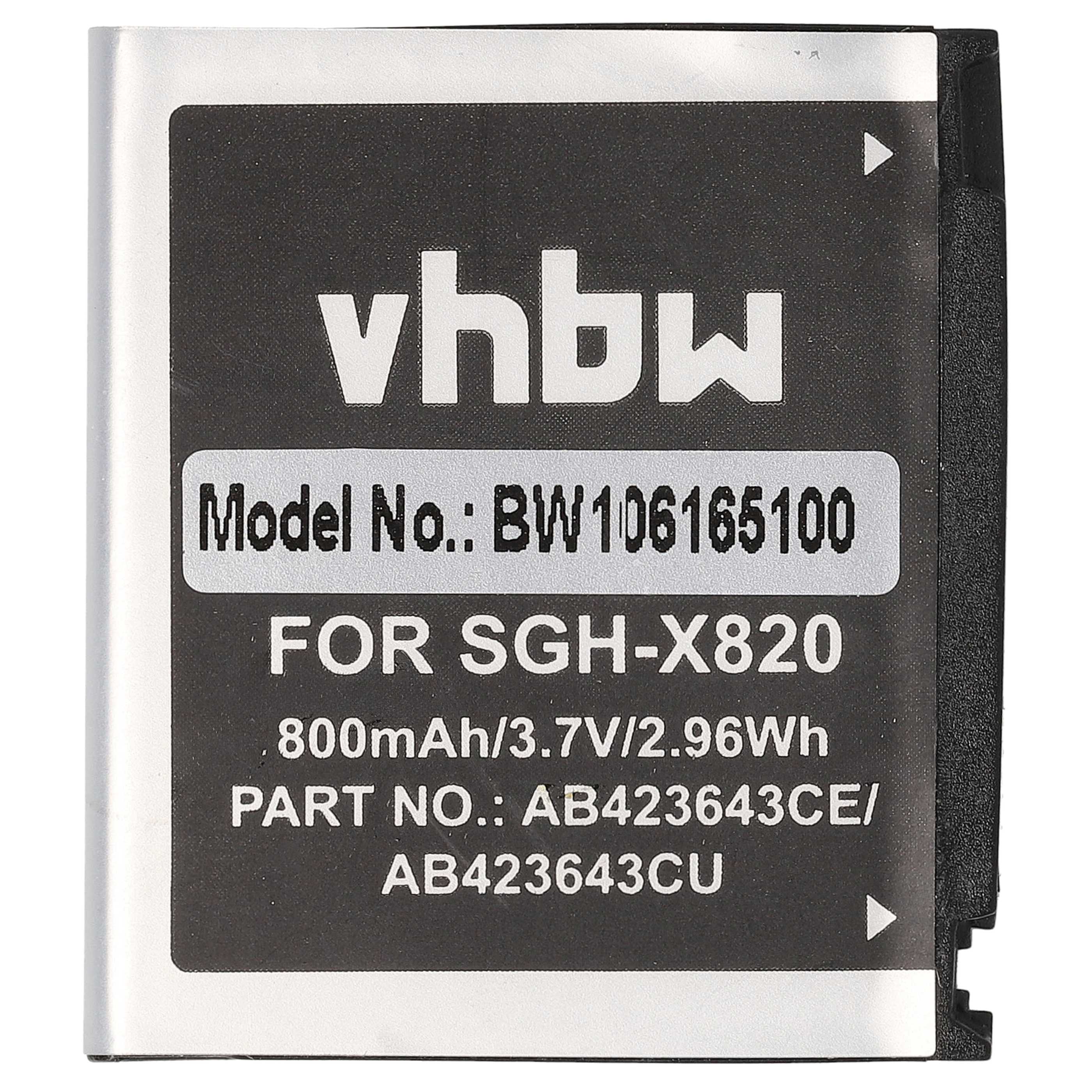 Akku als Ersatz für Samsung AB394235CE, AB394235CECSTD, AB423643CE, AB423643CC - 800mAh 3,7V Li-Ion