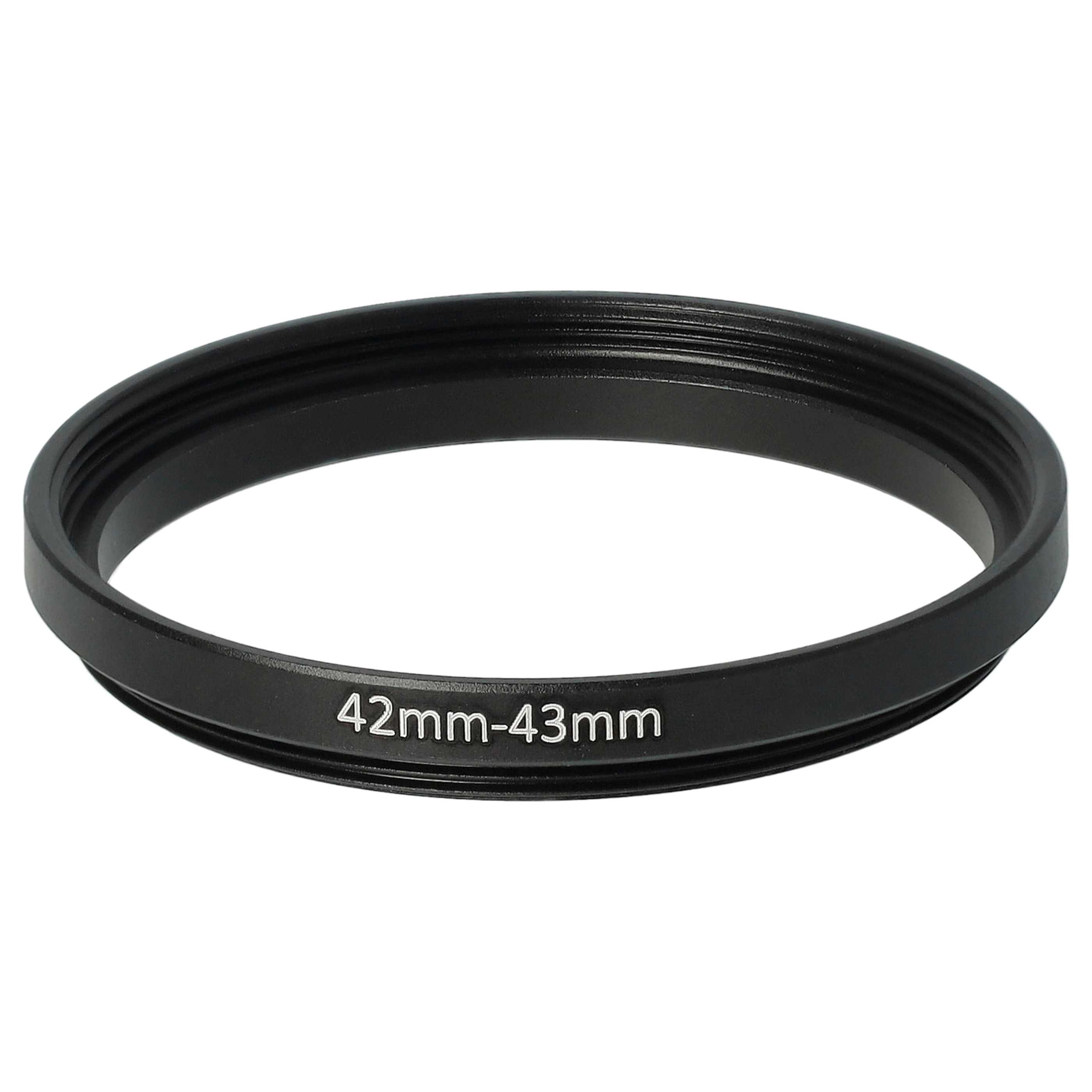 Step-Up Ring Adapter of 42 mm to 43 mm for various Camera Lens - Filter Adapter
