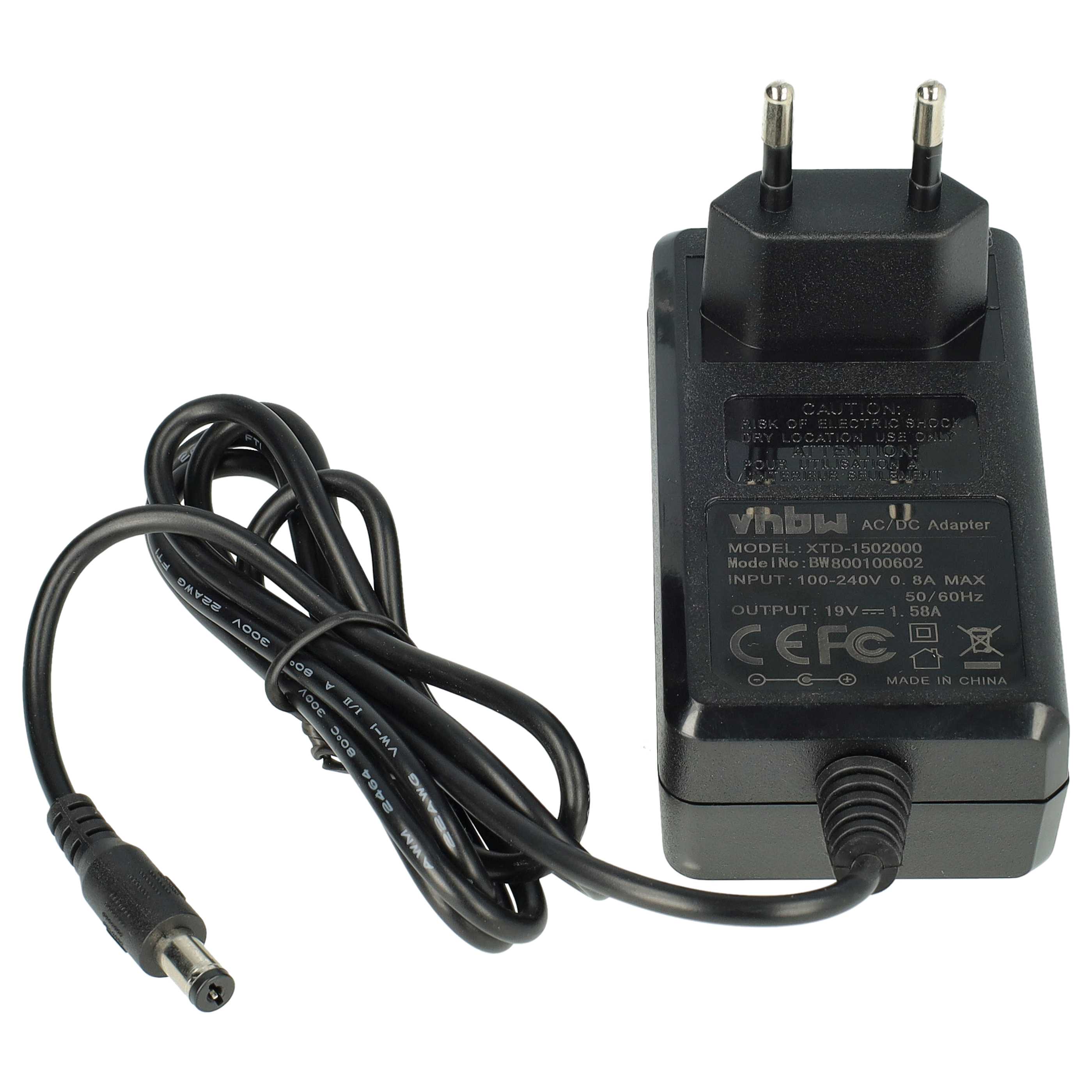Mains Power Adapter replaces Acer ADP-30JH, 25.LP20Q.003, ADP-30JH B, 092566-11 for GatewayNotebook etc., 30 W