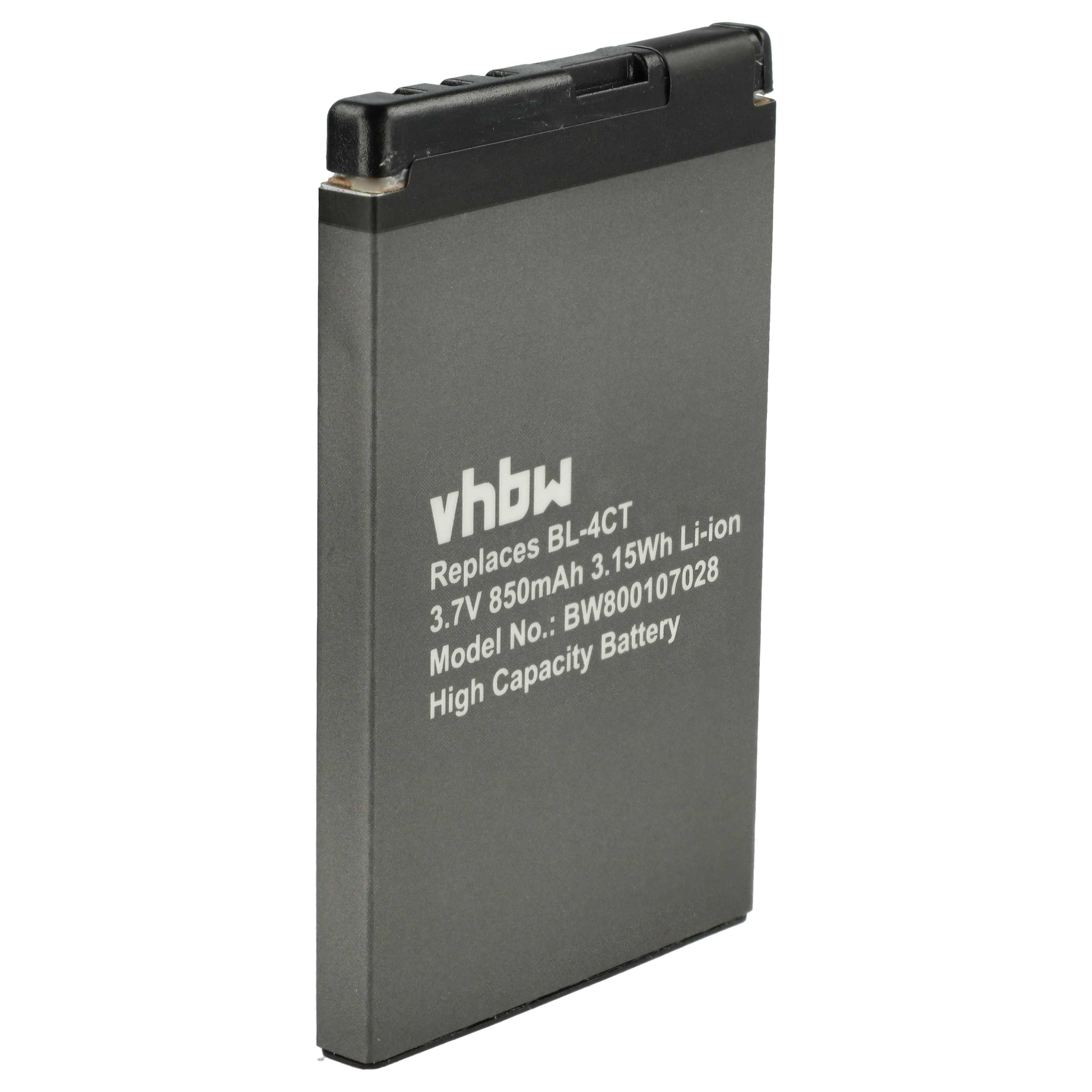 Akku als Ersatz für Nokia BL-4CT für BLU - 850mAh 3,7V Li-Ion