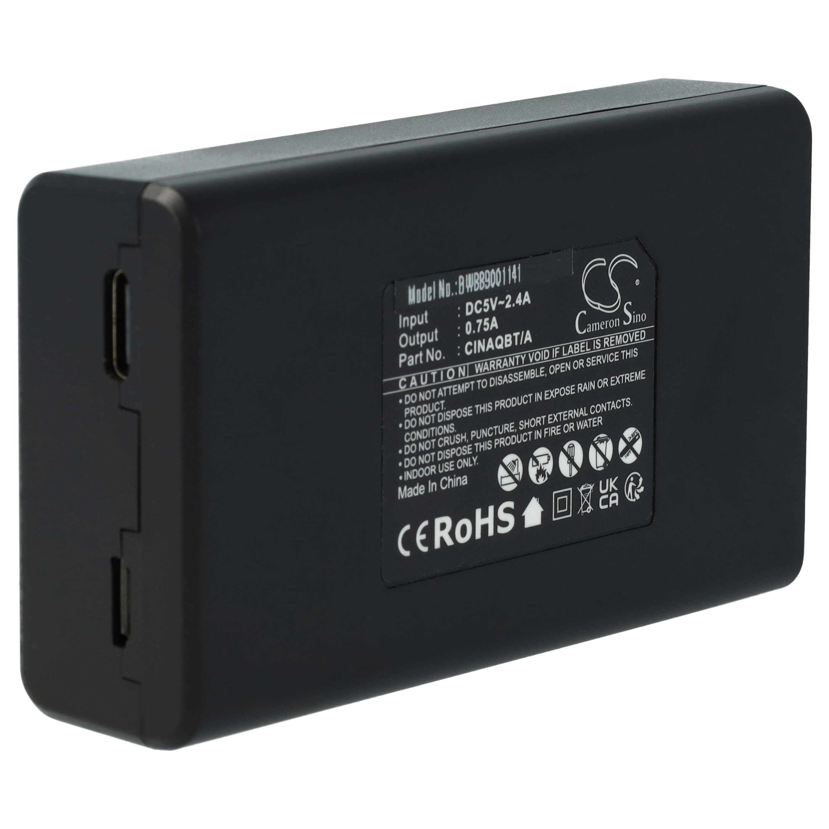 Battery Charger Micro-USB + USB-C + Cable Micro-USB suitable for Insta360 One X3 Digital Camera