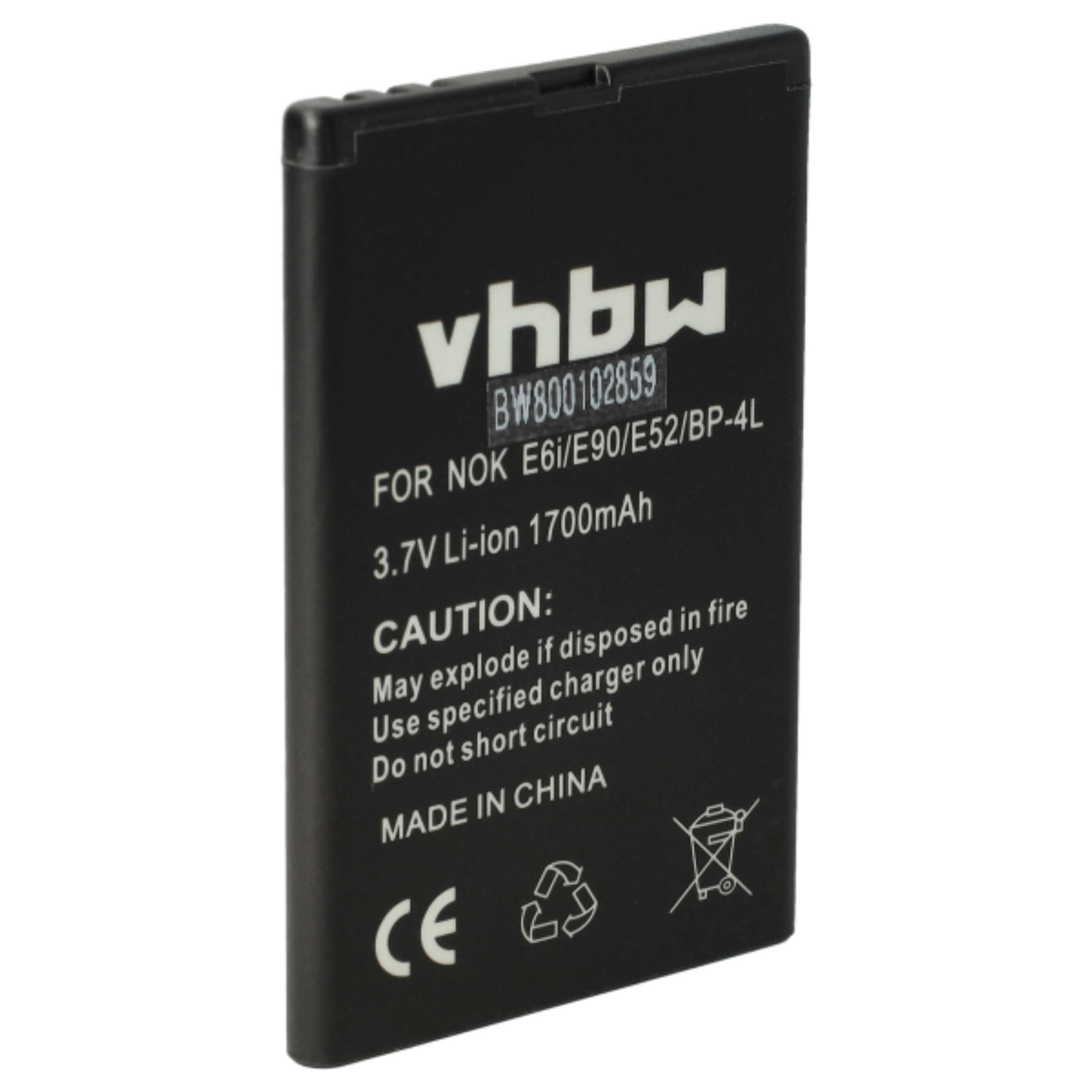 Mobile Phone Battery Replacement for ACE N4L120J, N4L120J - 1700mAh 3.7V Li-Ion