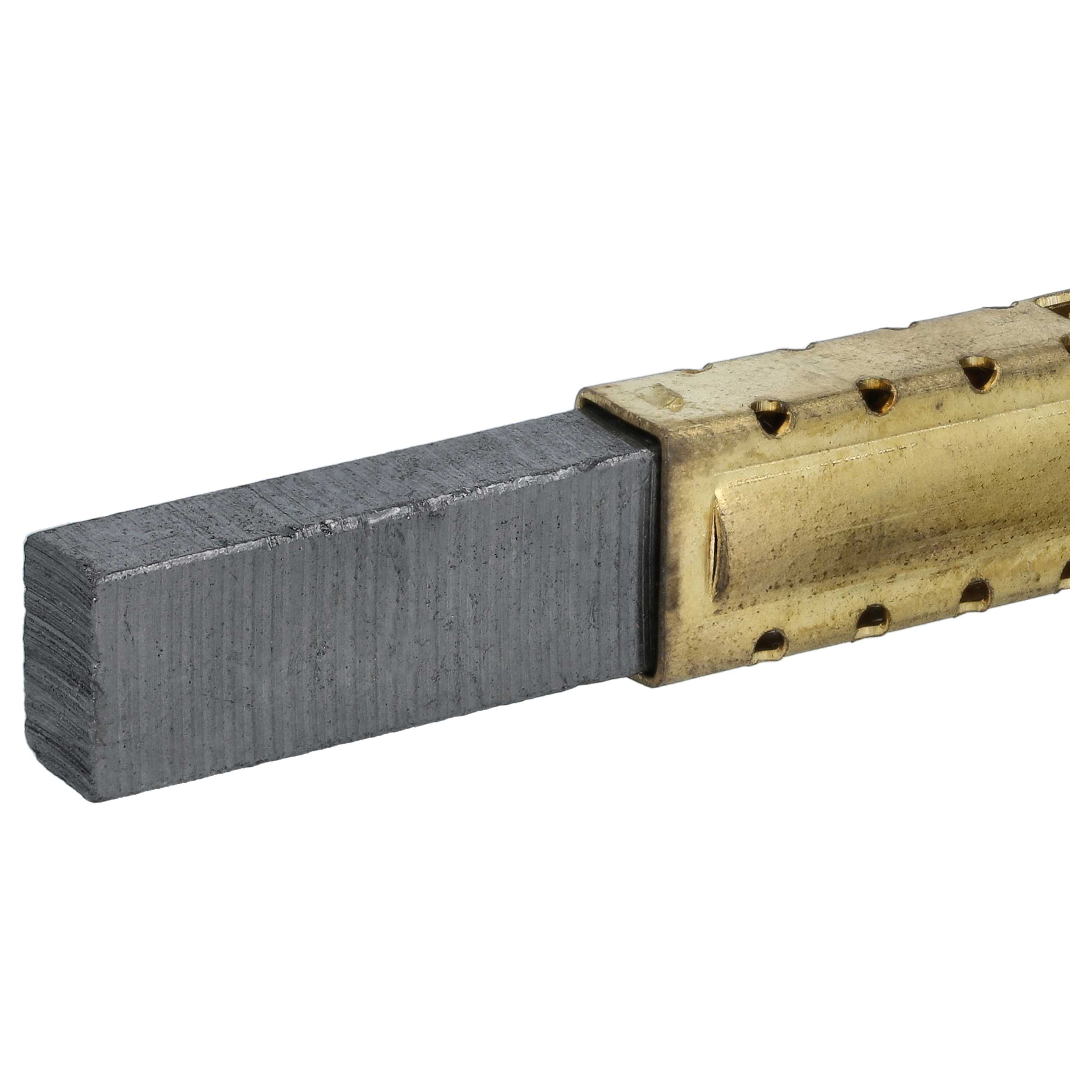 2x escobilla de carbón reemplaza Flex 4030293103535, 297909 para aspiradora - 6,3 x 11 x 32 mm