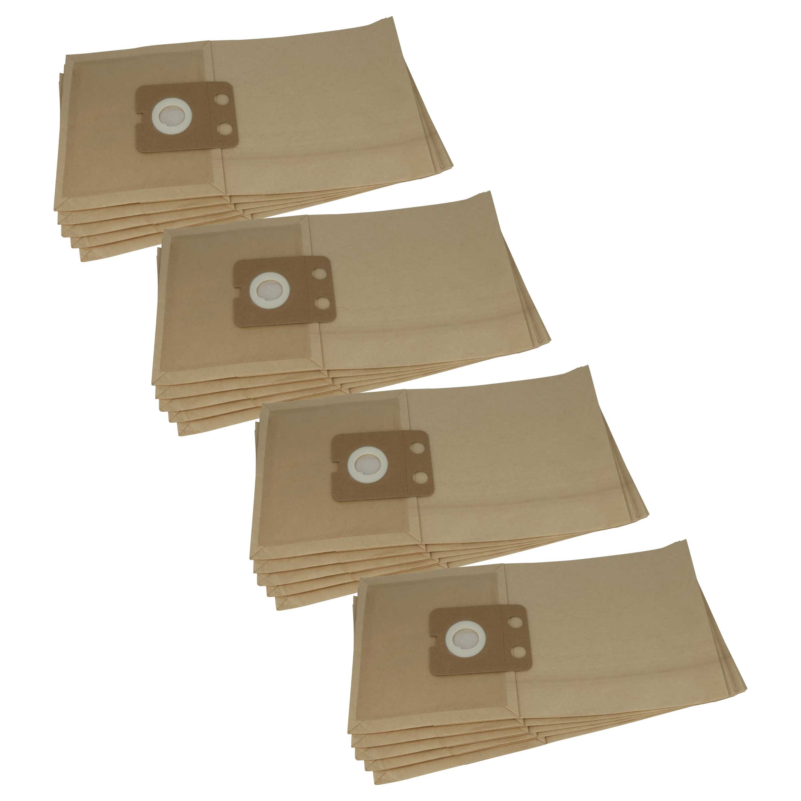 20x Sac remplace Nilfisk 107413077 pour aspirateur Nilfisk - papier