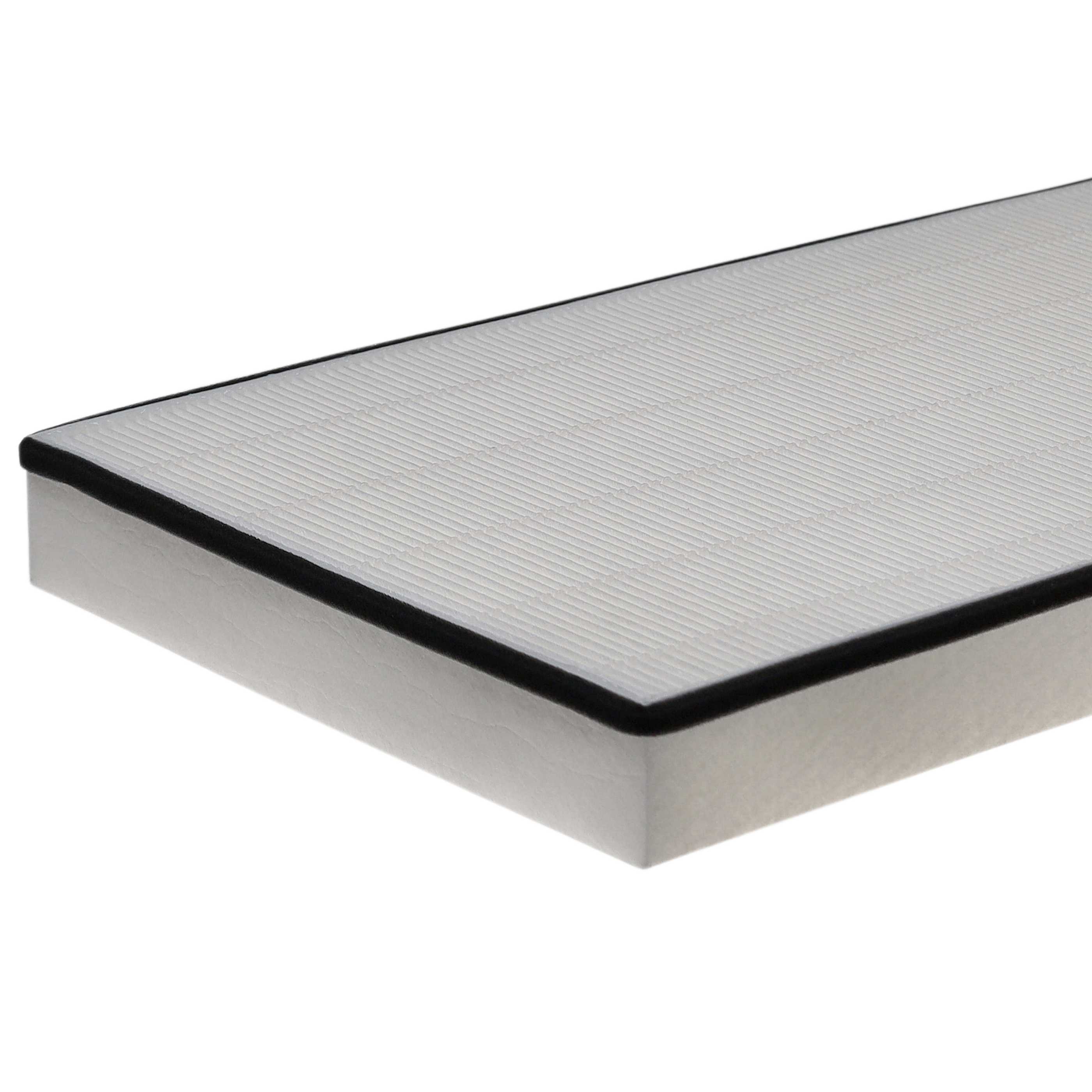 4x Pollenfilter als Ersatz für Vallox 978142 für Vallox Lüfter - Filterklasse F7, 45,3 x 22,5 x 5,2 cm