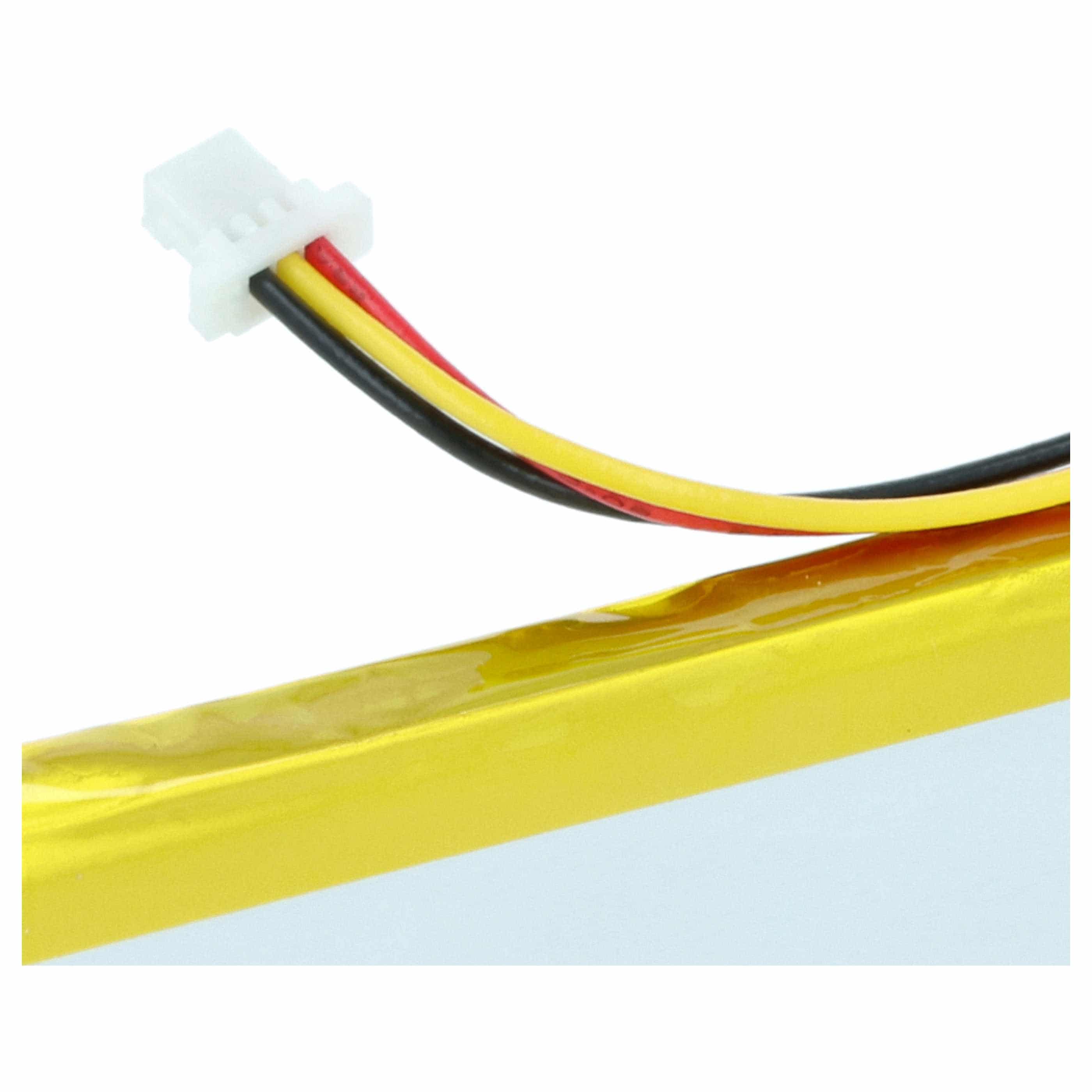MP3-Player Battery replaces Creative Labs LPCS285385, BA20603R79914, DVP-HD0003 - 1400 mAh 3.7 V Li-Ion