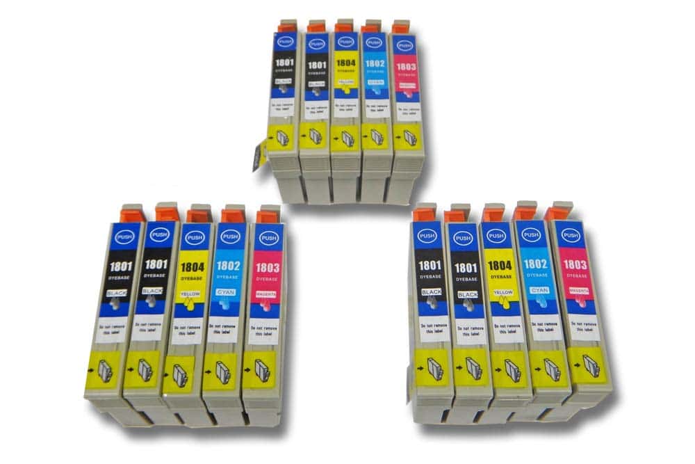 15x Set cartucce di inchiostro per stampante Epson Expression Home - B/C/M/Y
